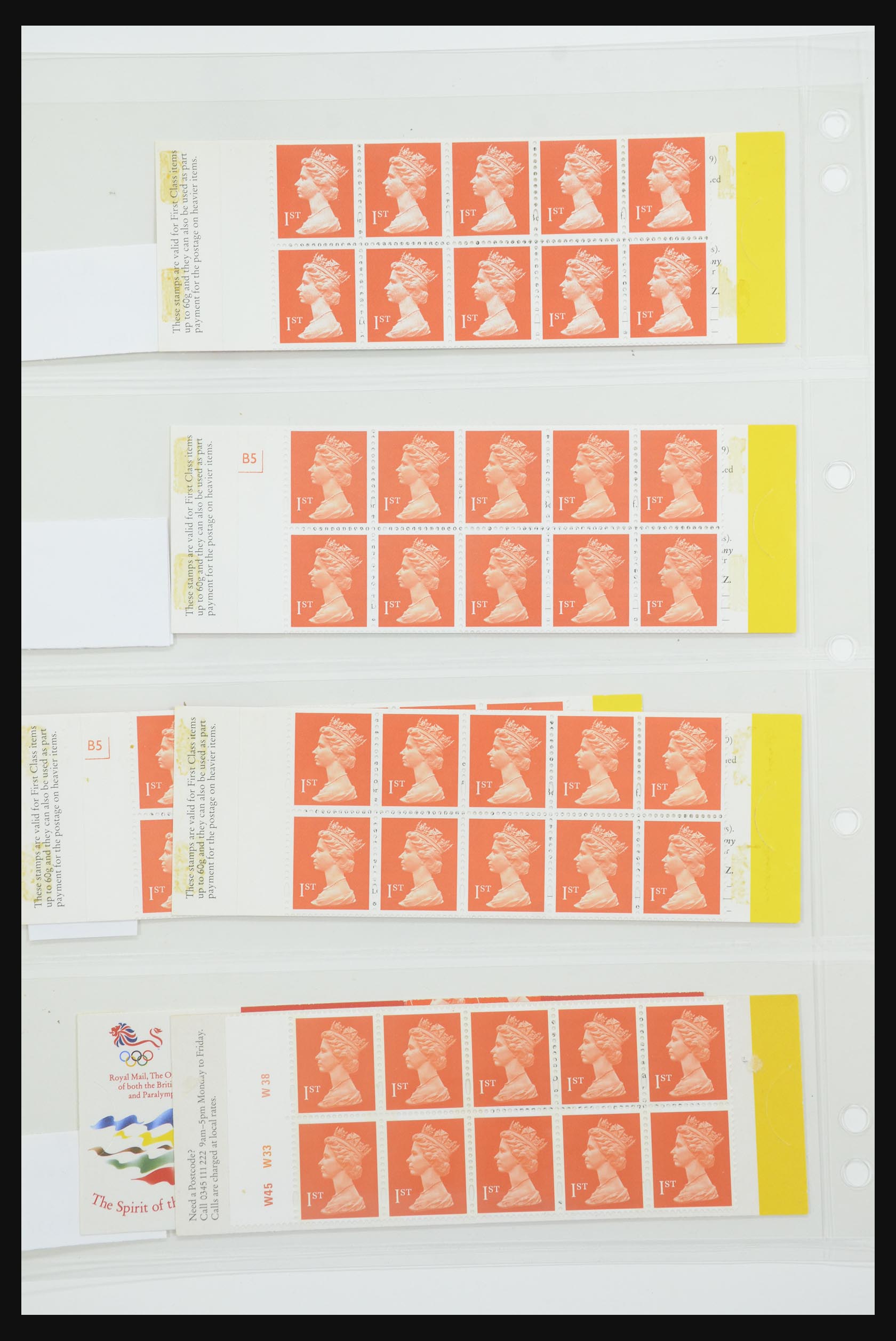 31959 128 - 31959 Engeland postzegelboekjes 1987-2016!!