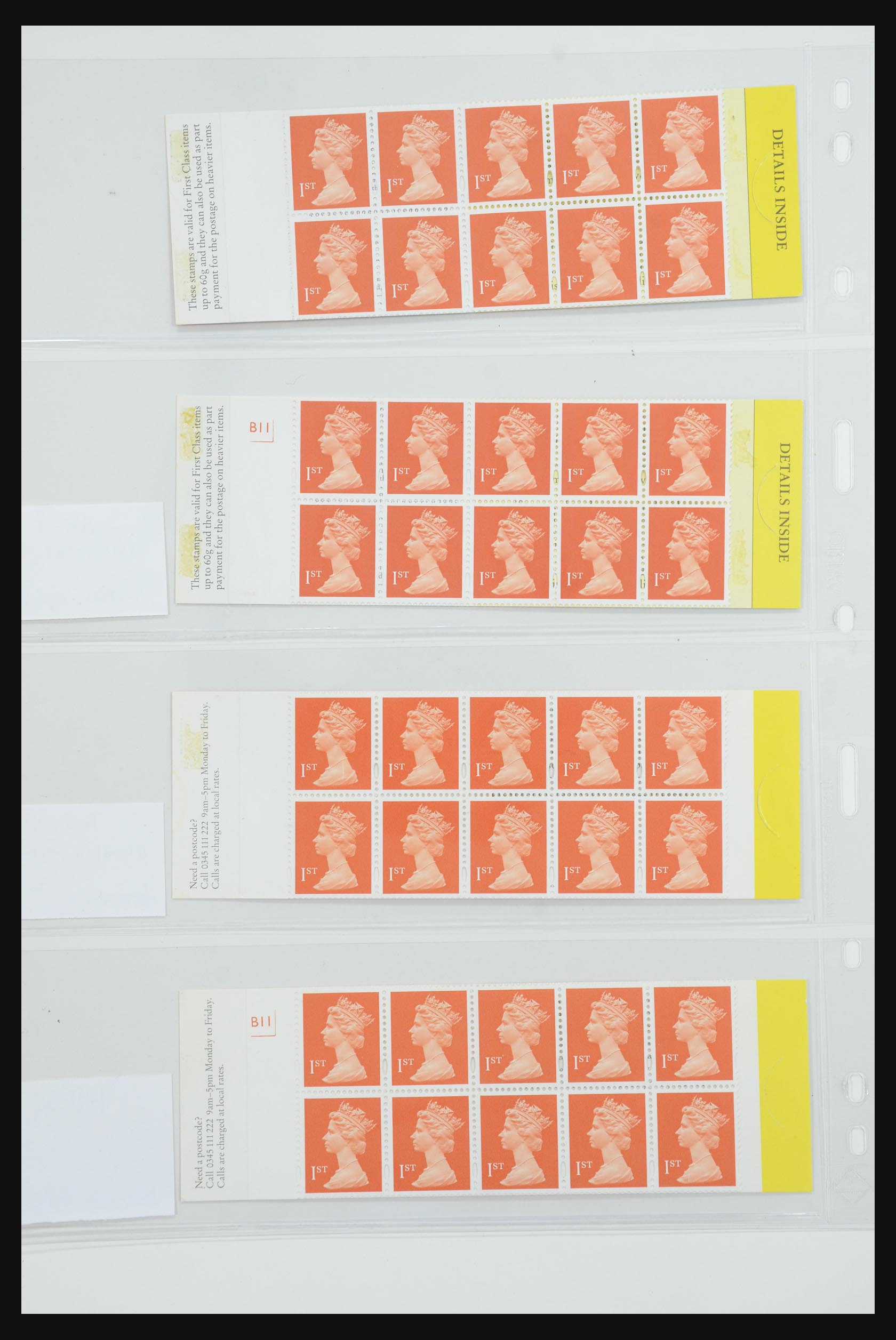 31959 130 - 31959 Engeland postzegelboekjes 1987-2016!!