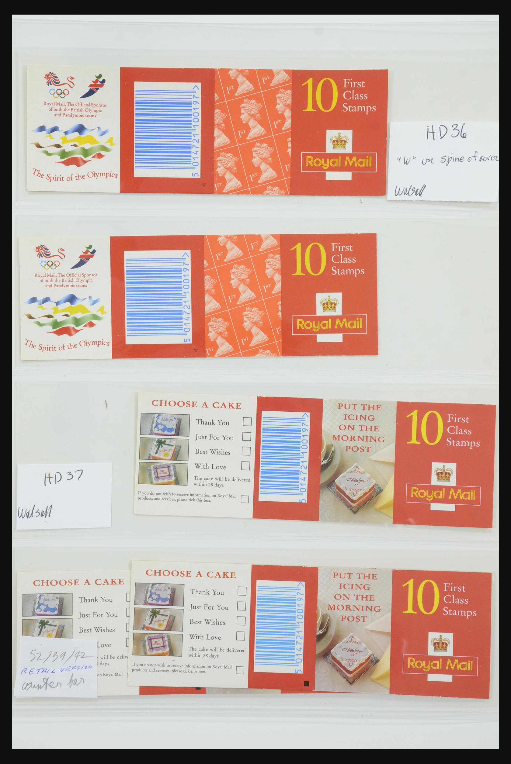 31959 137 - 31959 Engeland postzegelboekjes 1987-2016!!