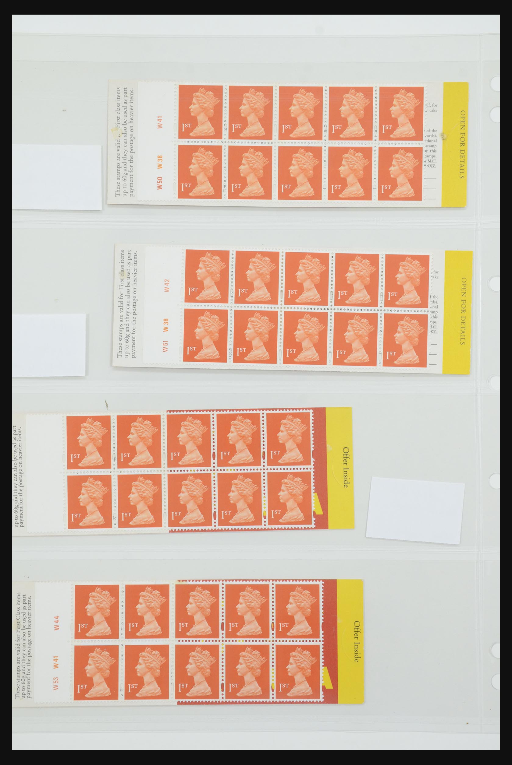 31959 140 - 31959 Engeland postzegelboekjes 1987-2016!!