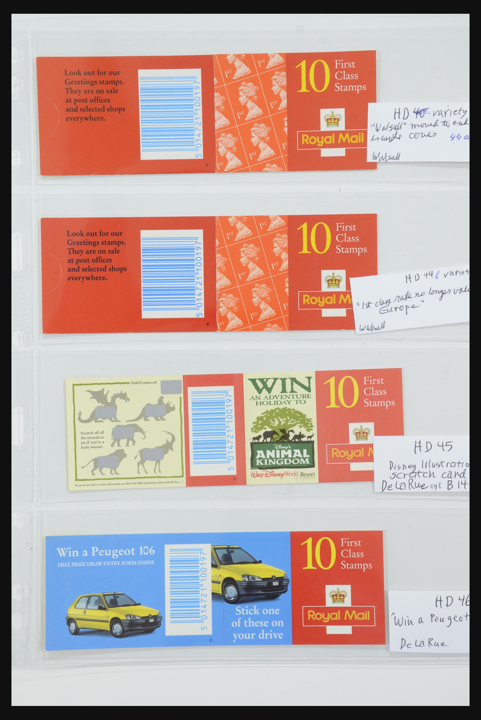 31959 149 - 31959 Engeland postzegelboekjes 1987-2016!!