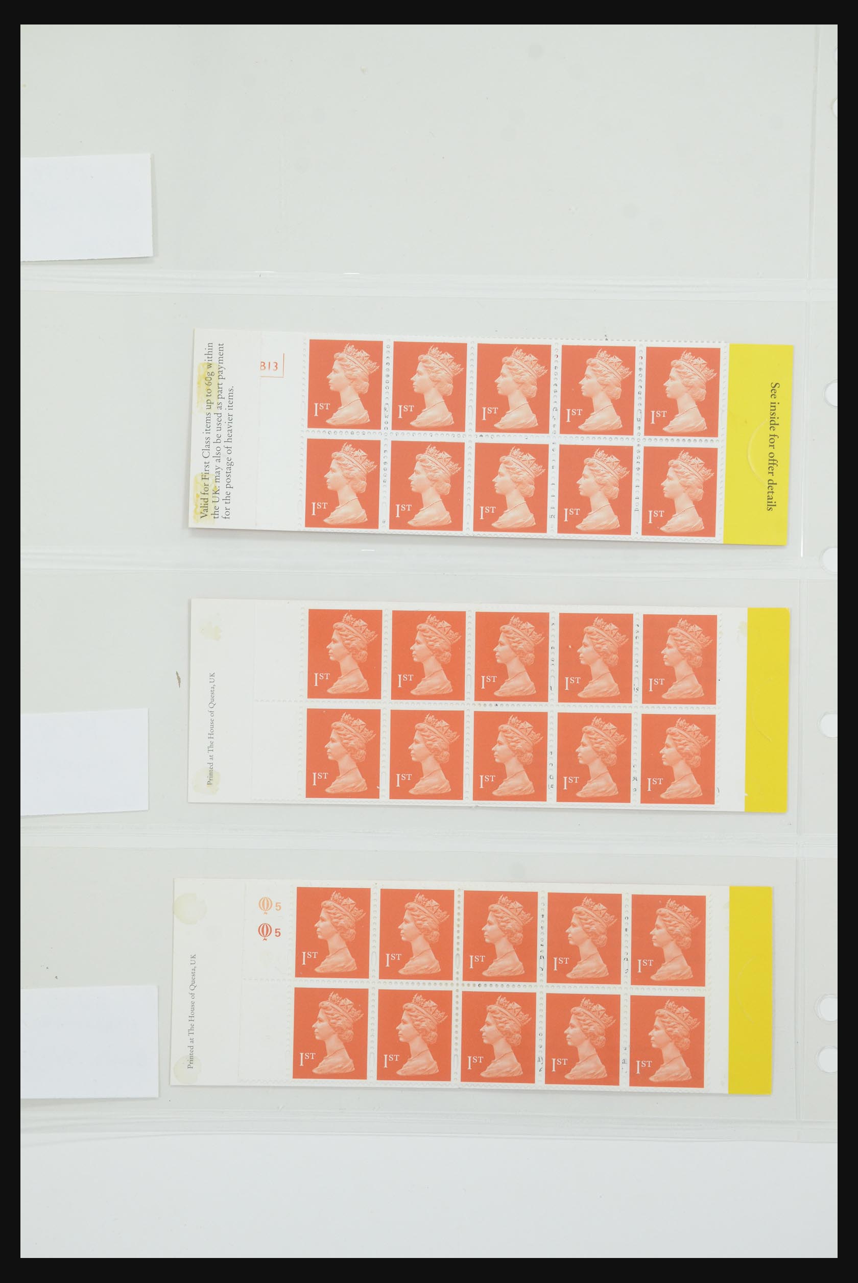 31959 154 - 31959 Engeland postzegelboekjes 1987-2016!!