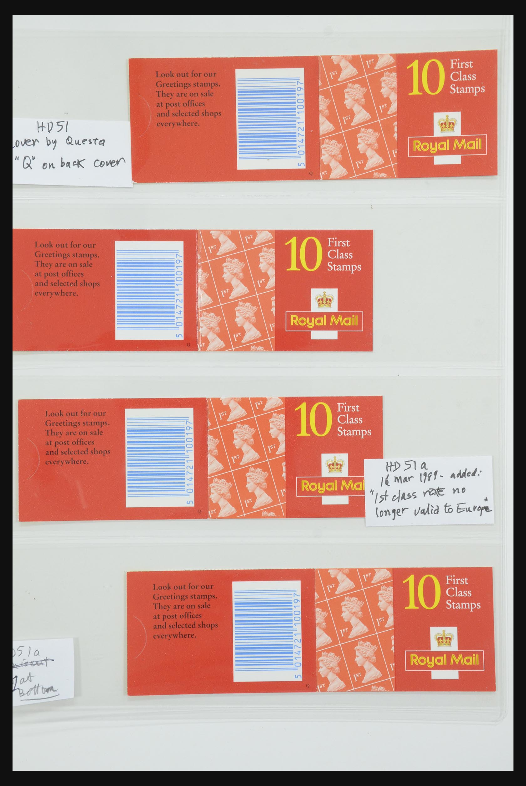 31959 155 - 31959 Engeland postzegelboekjes 1987-2016!!