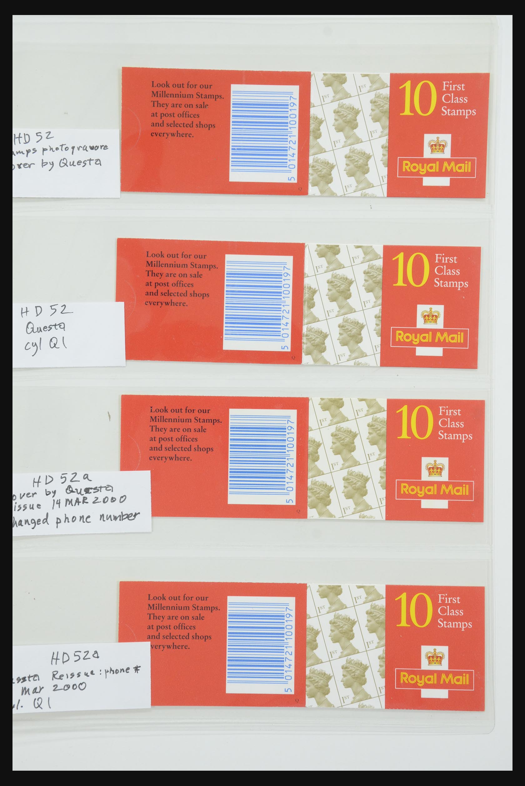 31959 157 - 31959 Engeland postzegelboekjes 1987-2016!!