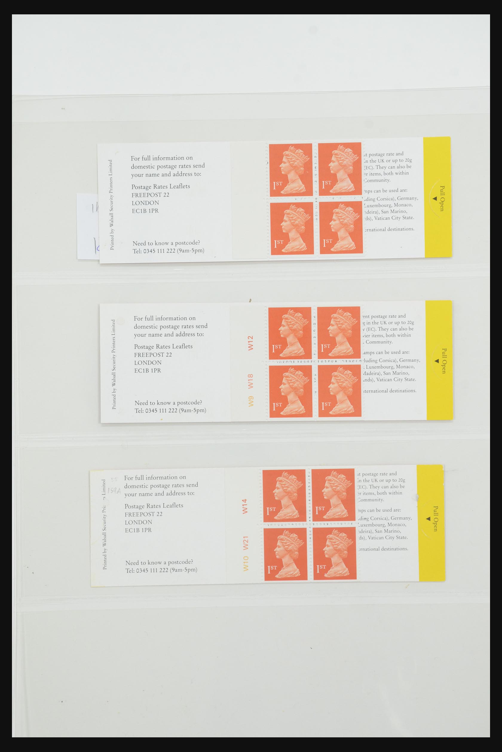 31959 186 - 31959 Engeland postzegelboekjes 1987-2016!!