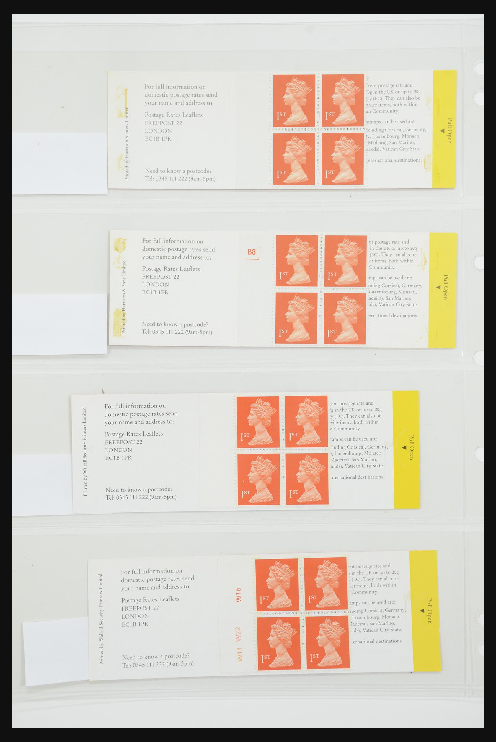 31959 190 - 31959 Engeland postzegelboekjes 1987-2016!!