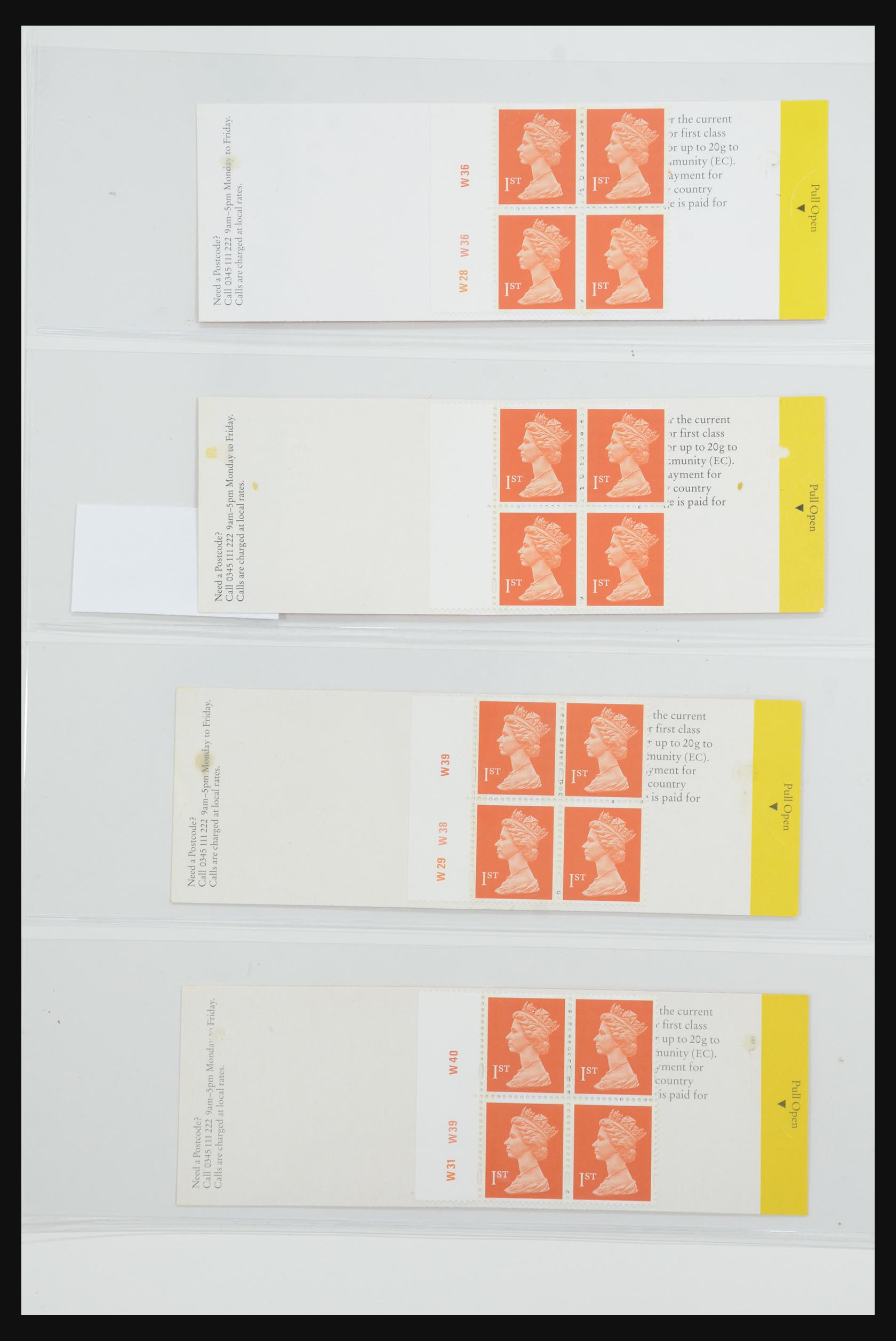 31959 196 - 31959 Engeland postzegelboekjes 1987-2016!!