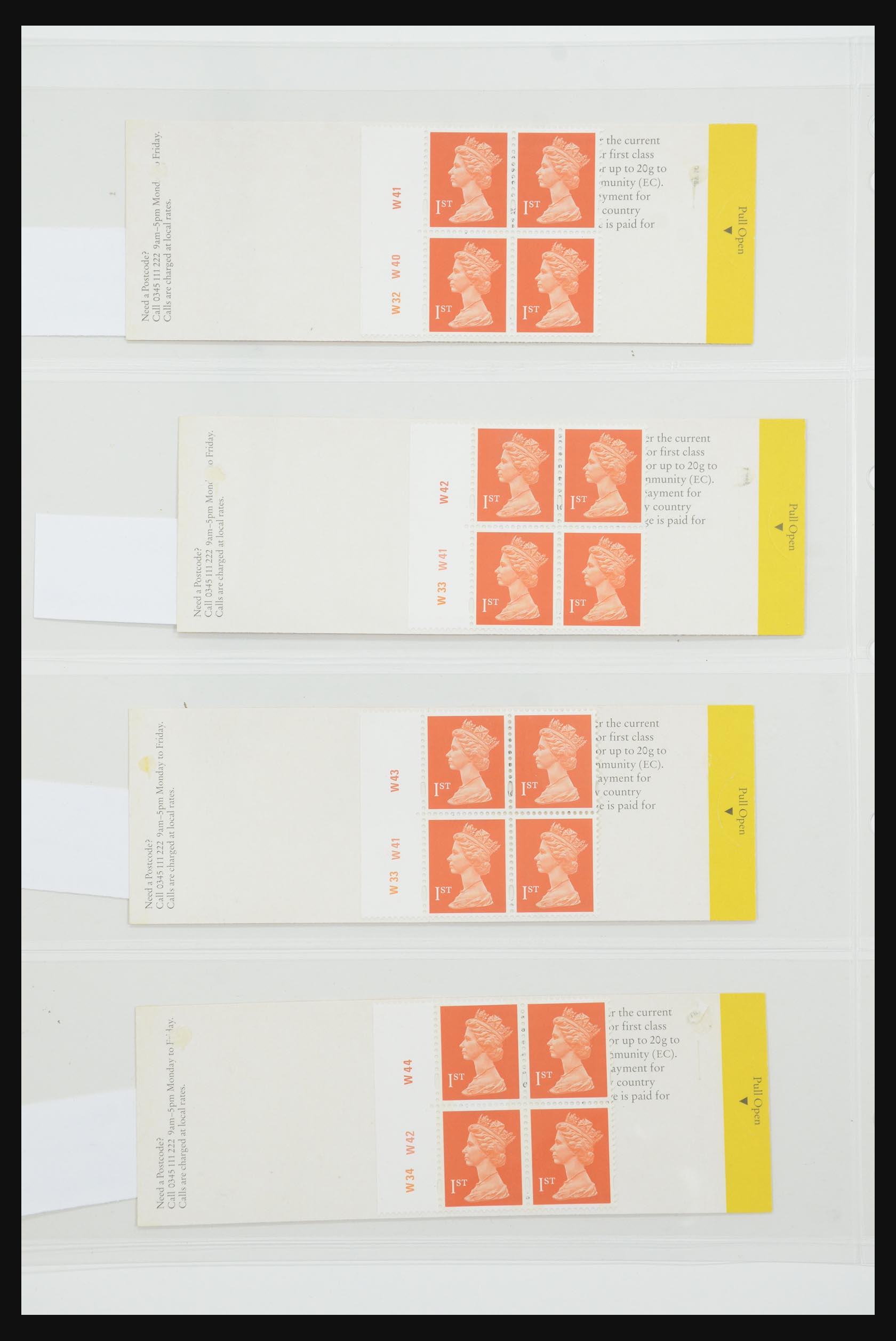 31959 198 - 31959 Engeland postzegelboekjes 1987-2016!!