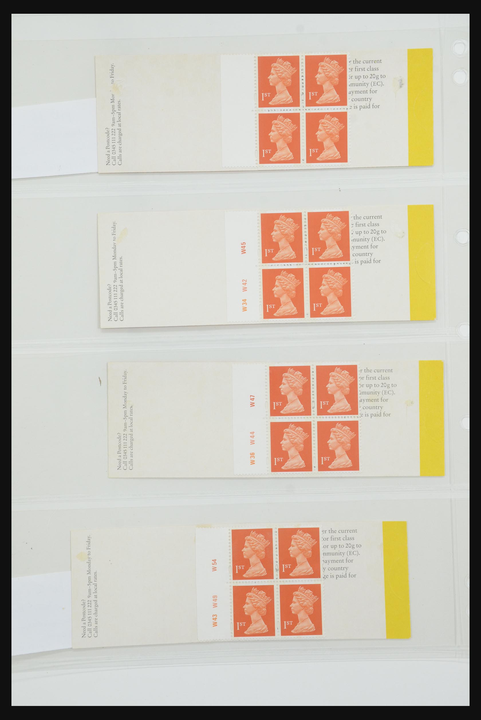 31959 202 - 31959 Engeland postzegelboekjes 1987-2016!!