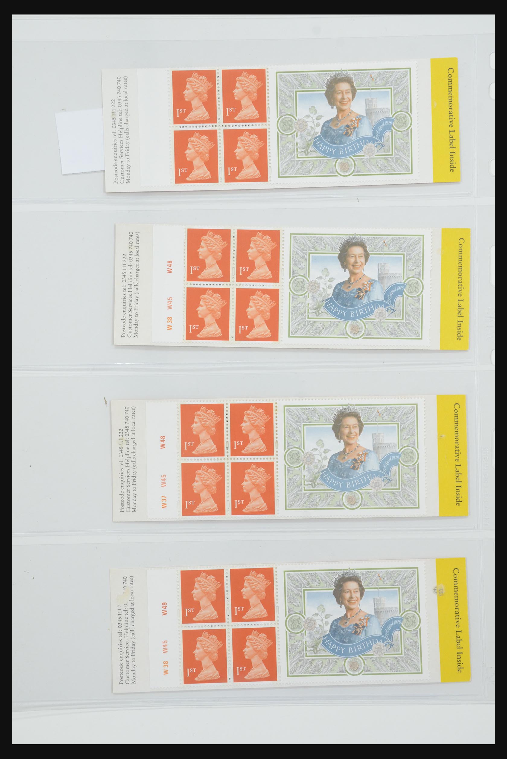 31959 204 - 31959 Engeland postzegelboekjes 1987-2016!!