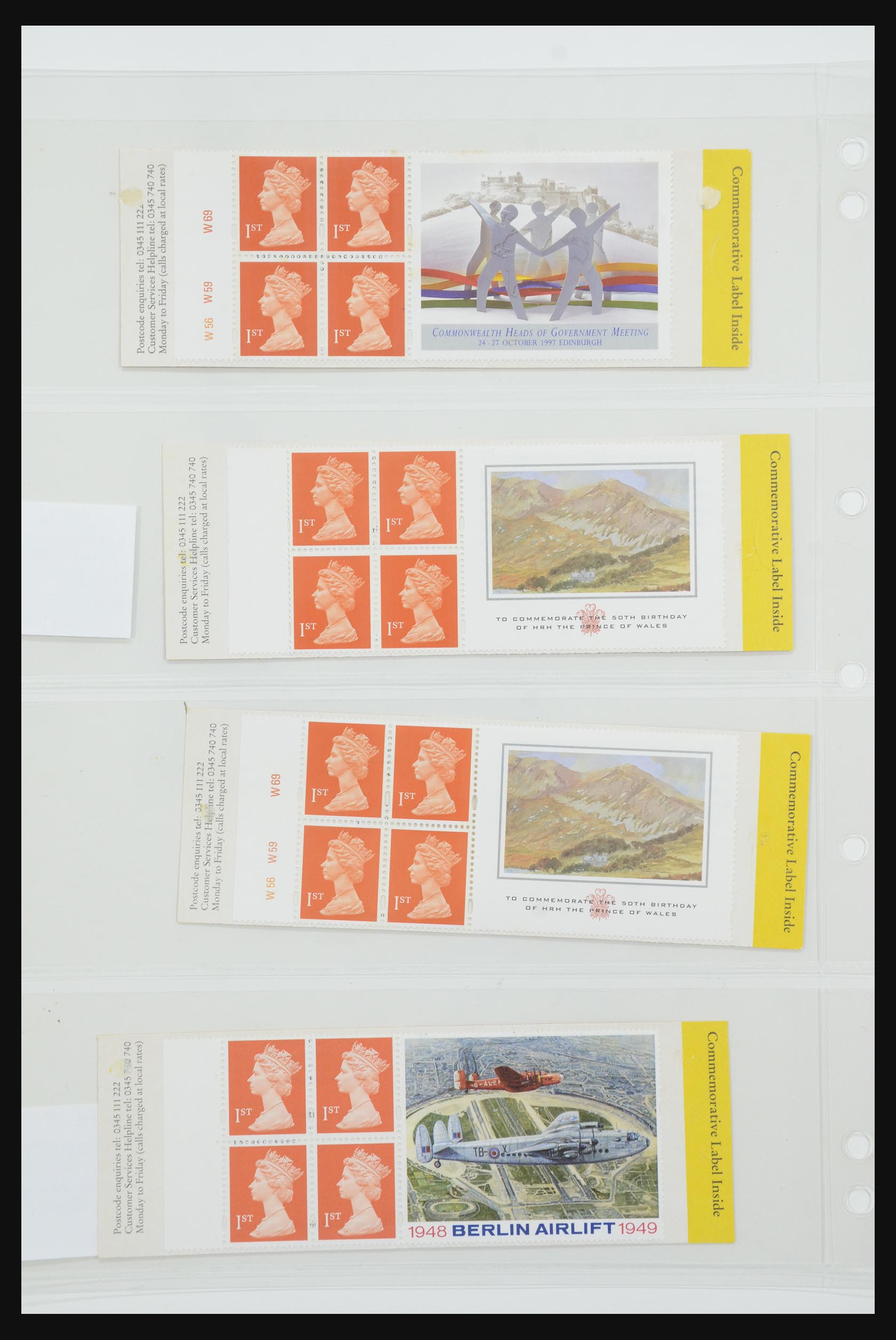 31959 212 - 31959 Engeland postzegelboekjes 1987-2016!!