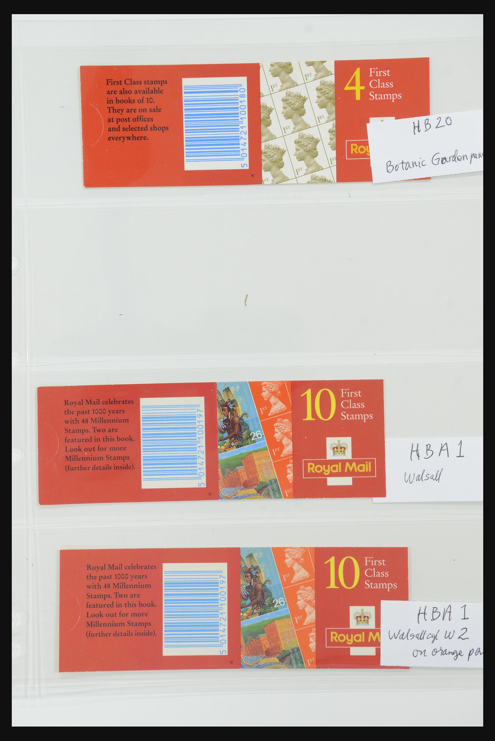 31959 217 - 31959 Engeland postzegelboekjes 1987-2016!!