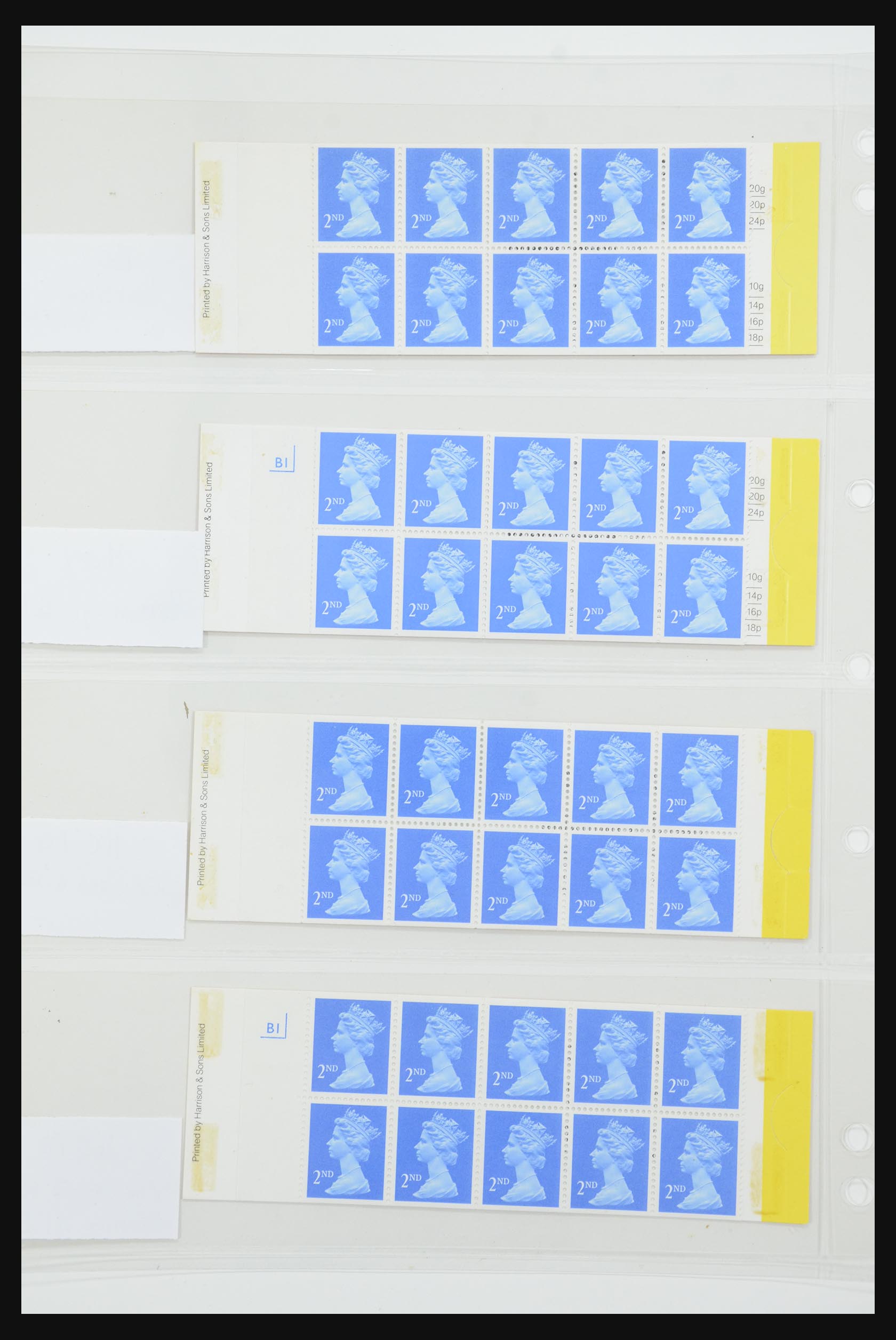 31959 222 - 31959 Engeland postzegelboekjes 1987-2016!!