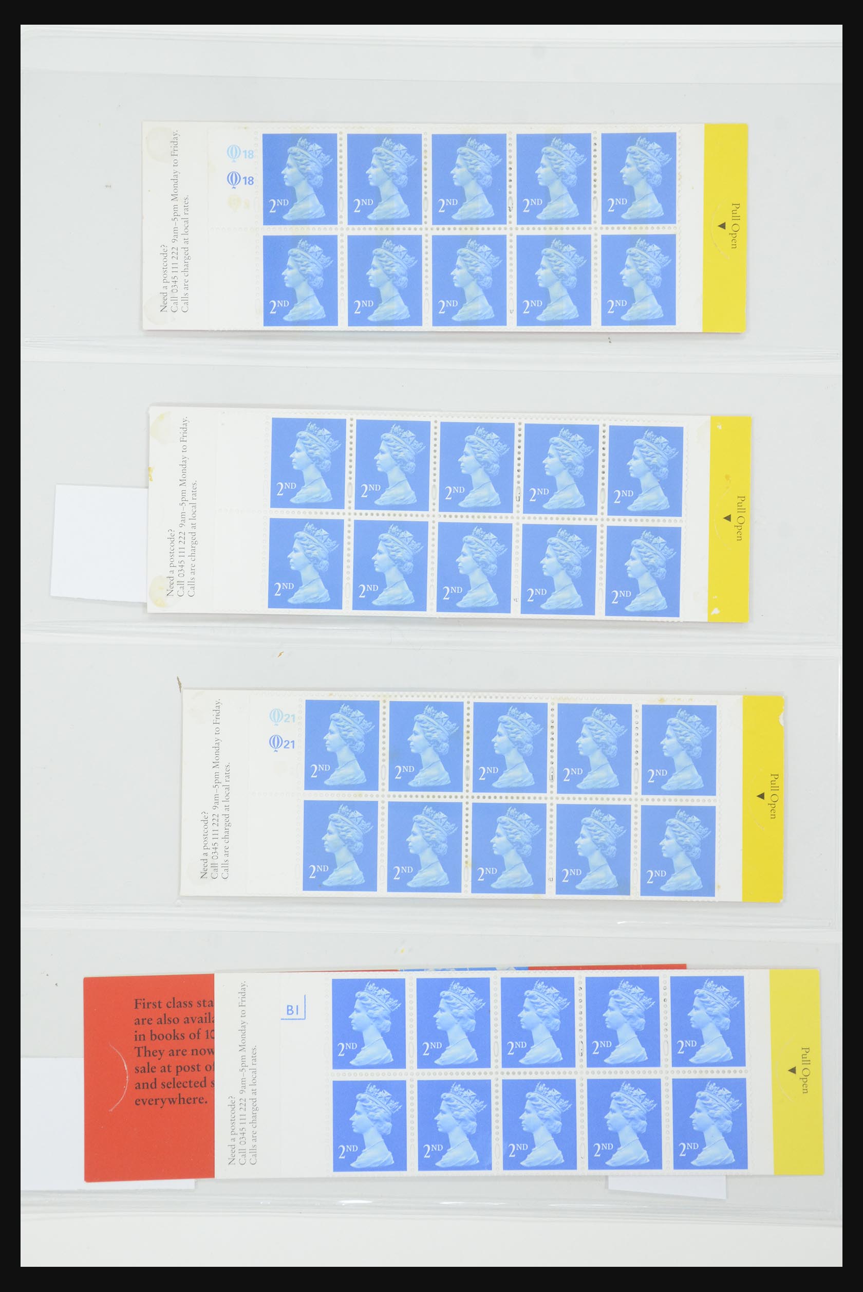 31959 248 - 31959 Engeland postzegelboekjes 1987-2016!!