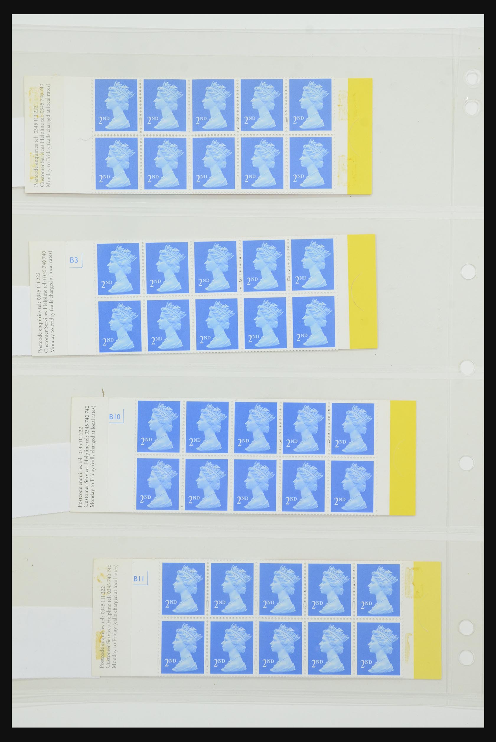 31959 254 - 31959 Engeland postzegelboekjes 1987-2016!!