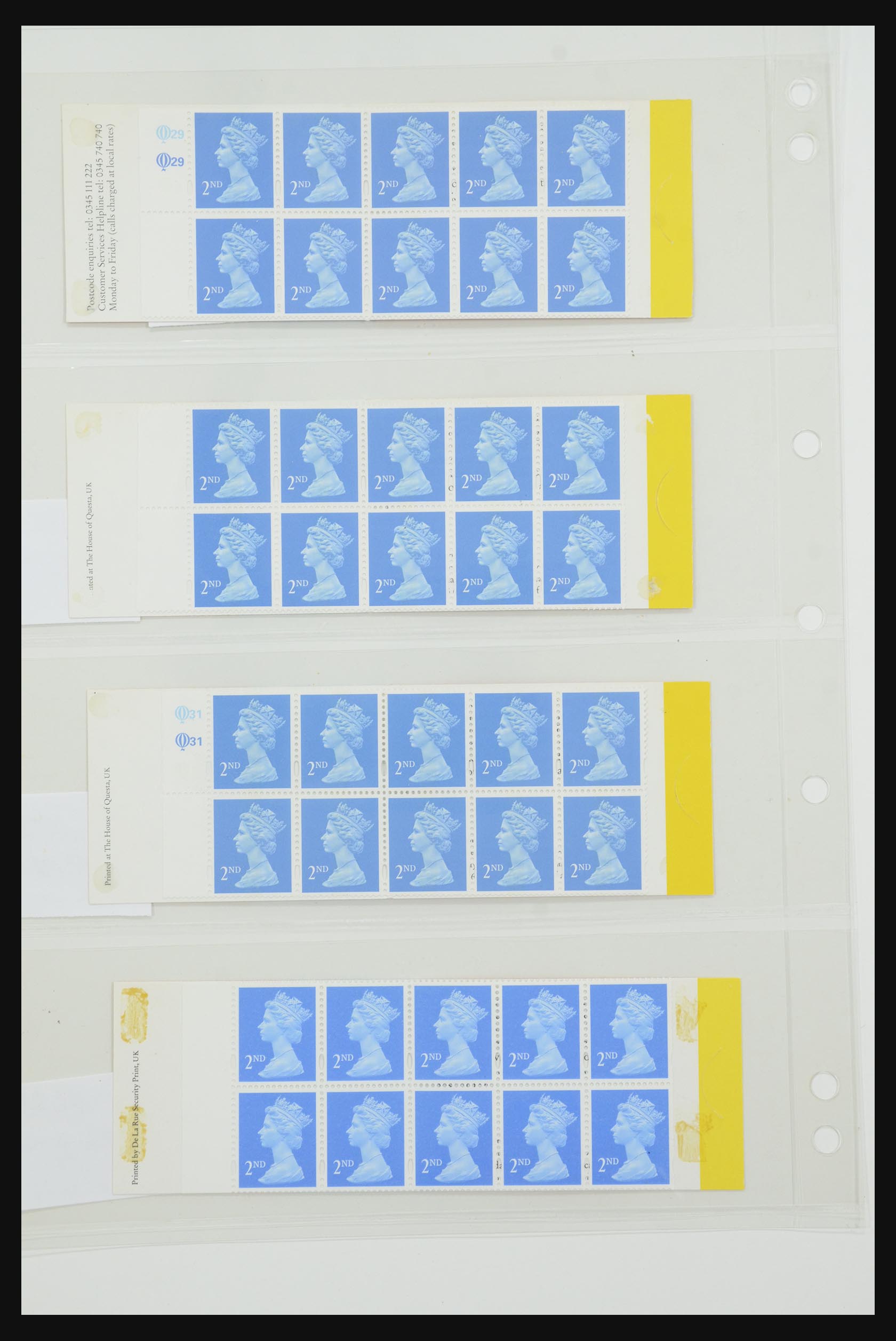 31959 258 - 31959 Engeland postzegelboekjes 1987-2016!!