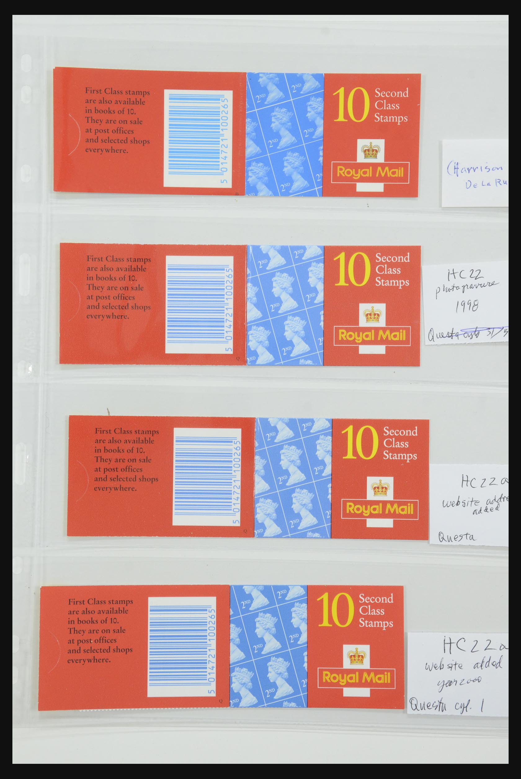 31959 259 - 31959 Engeland postzegelboekjes 1987-2016!!