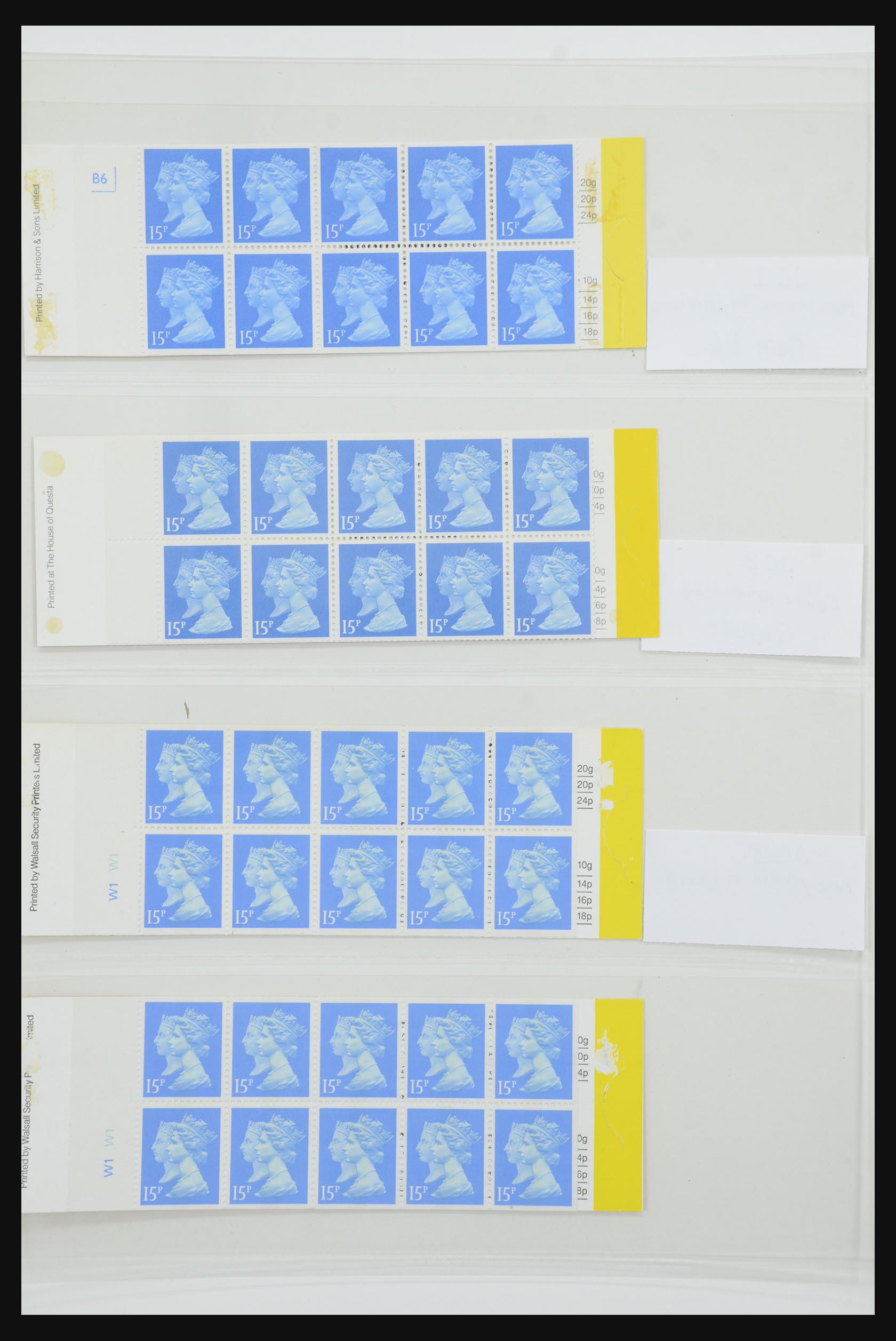 31959 268 - 31959 Engeland postzegelboekjes 1987-2016!!