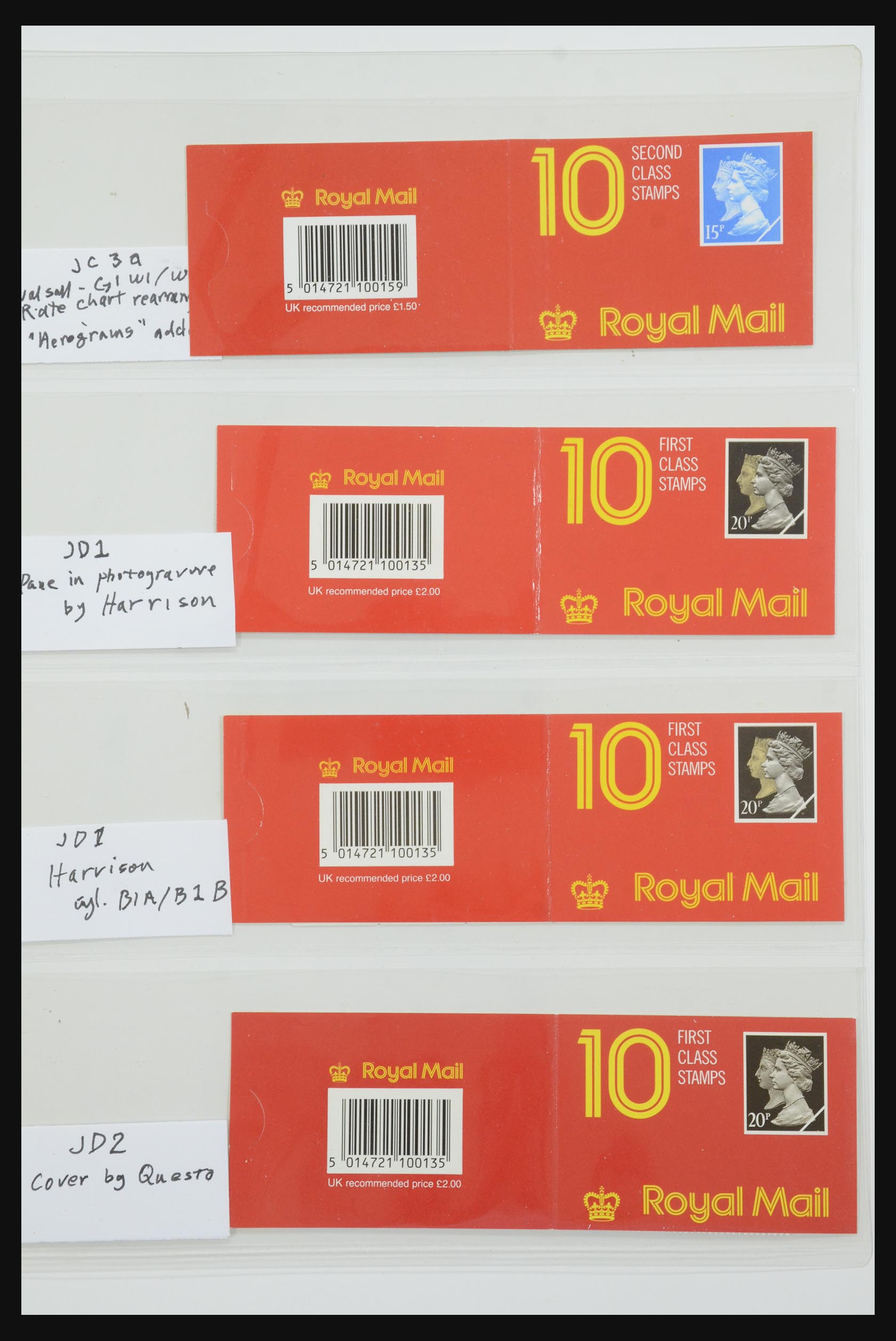31959 269 - 31959 Engeland postzegelboekjes 1987-2016!!
