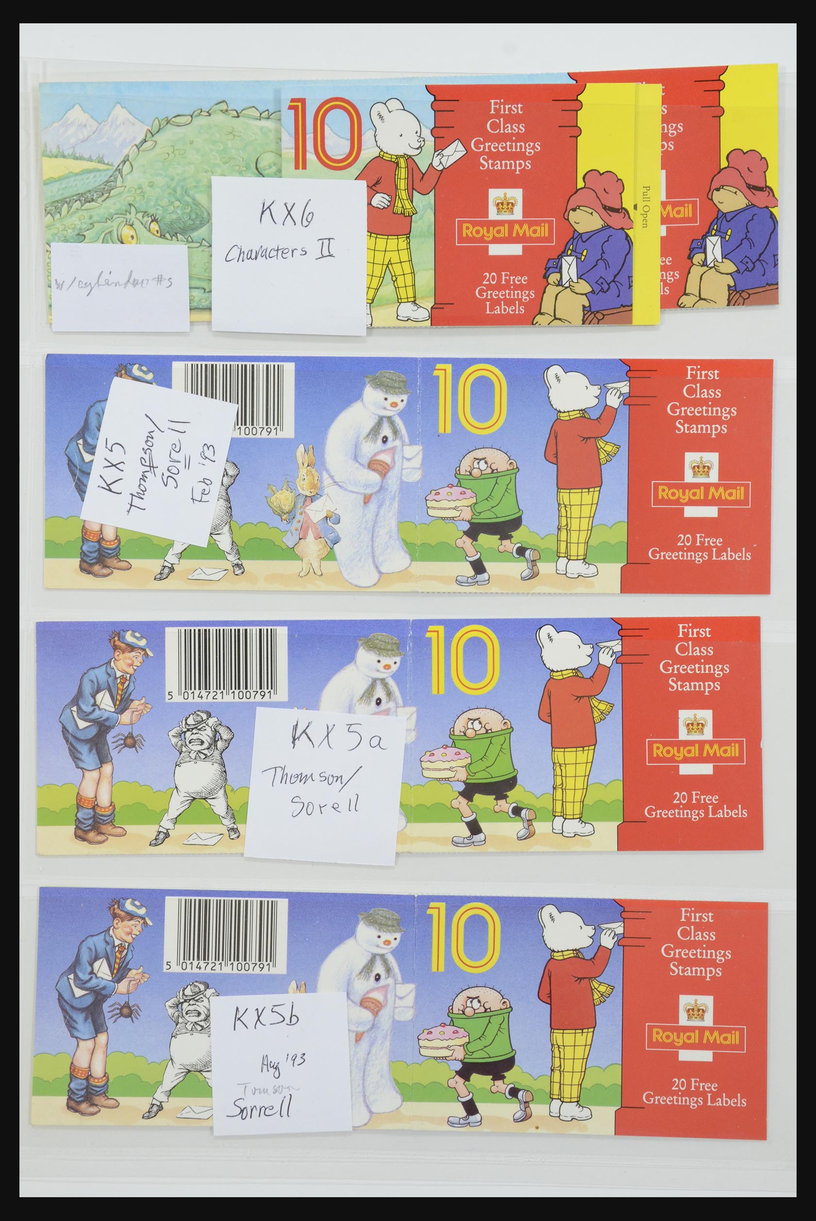 31959 279 - 31959 Engeland postzegelboekjes 1987-2016!!