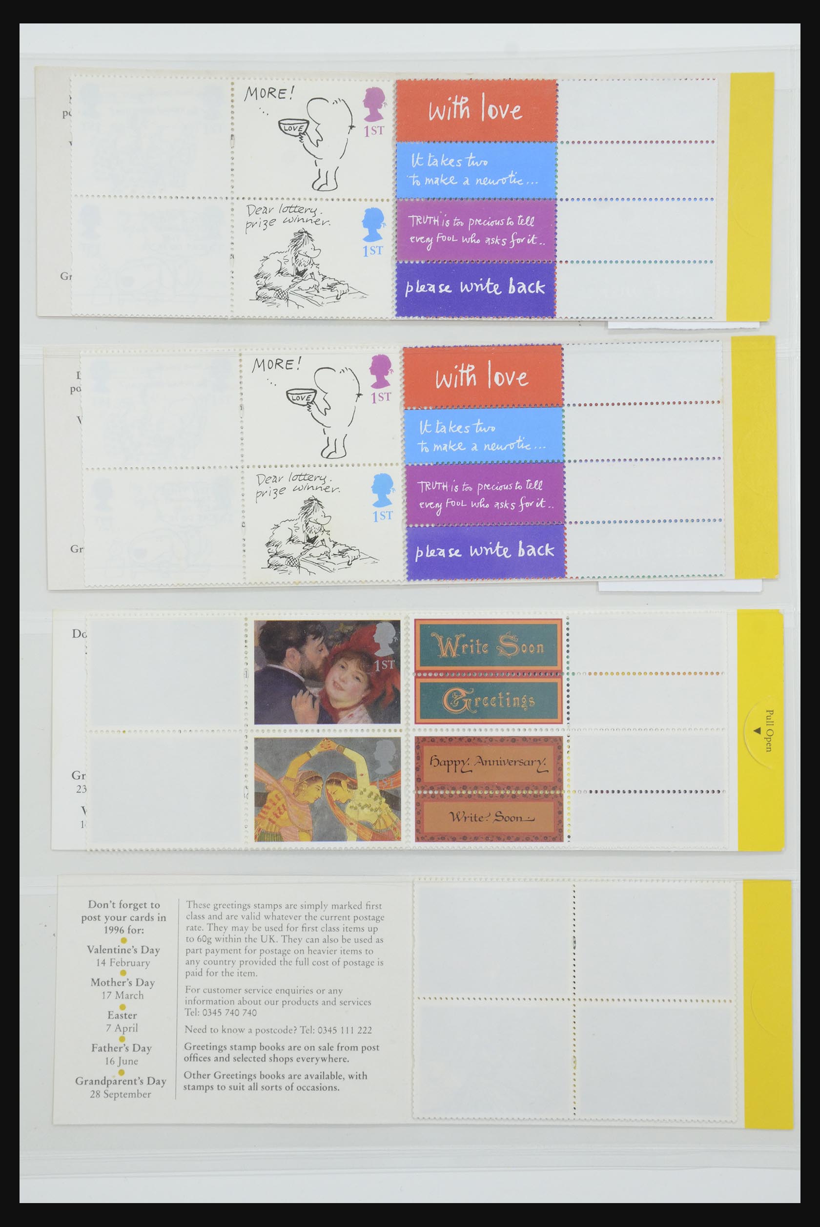 31959 282 - 31959 Engeland postzegelboekjes 1987-2016!!