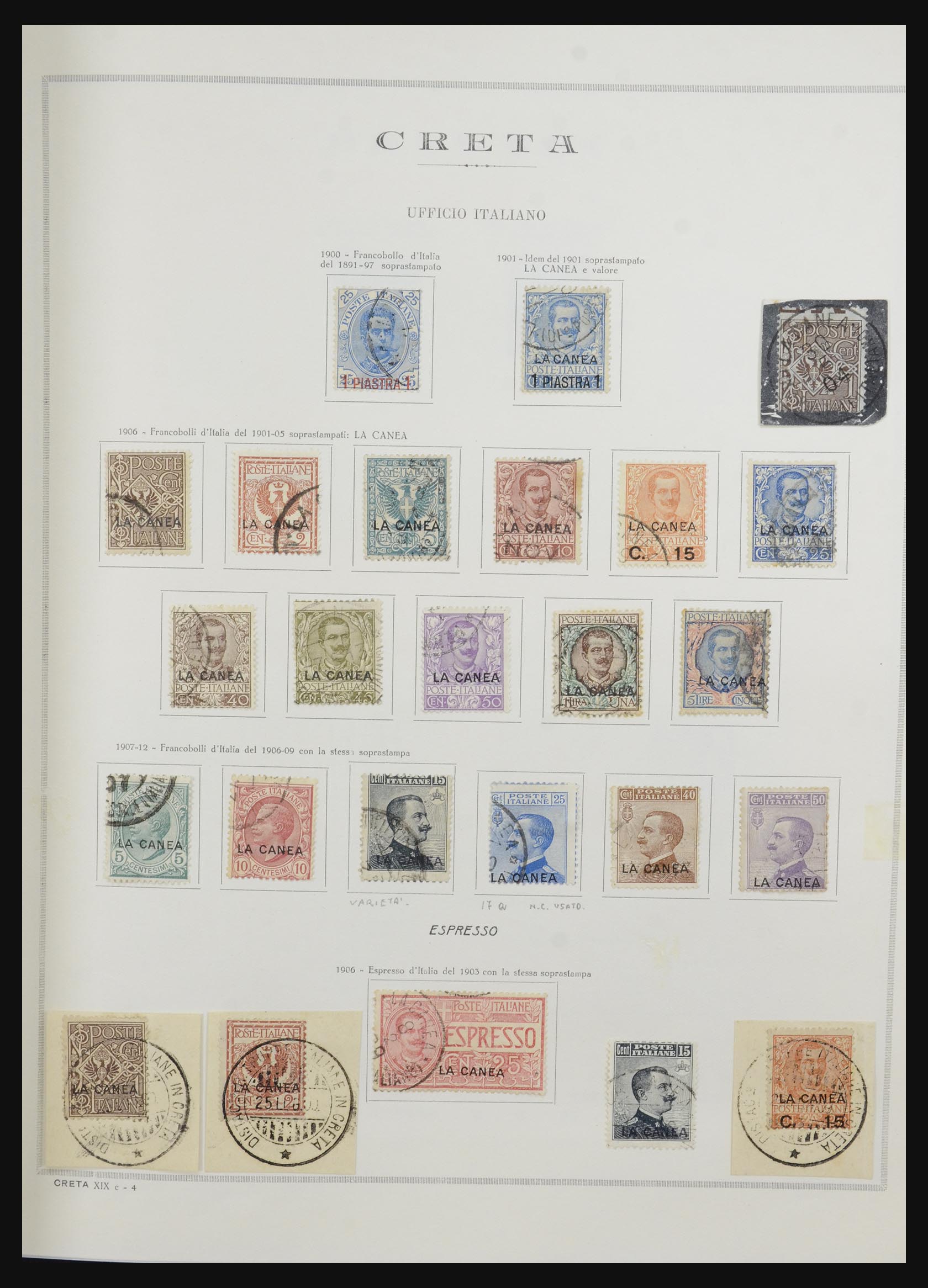 32104 009 - 32104 Italiaanse gebieden en bezettingen 1874-1924.