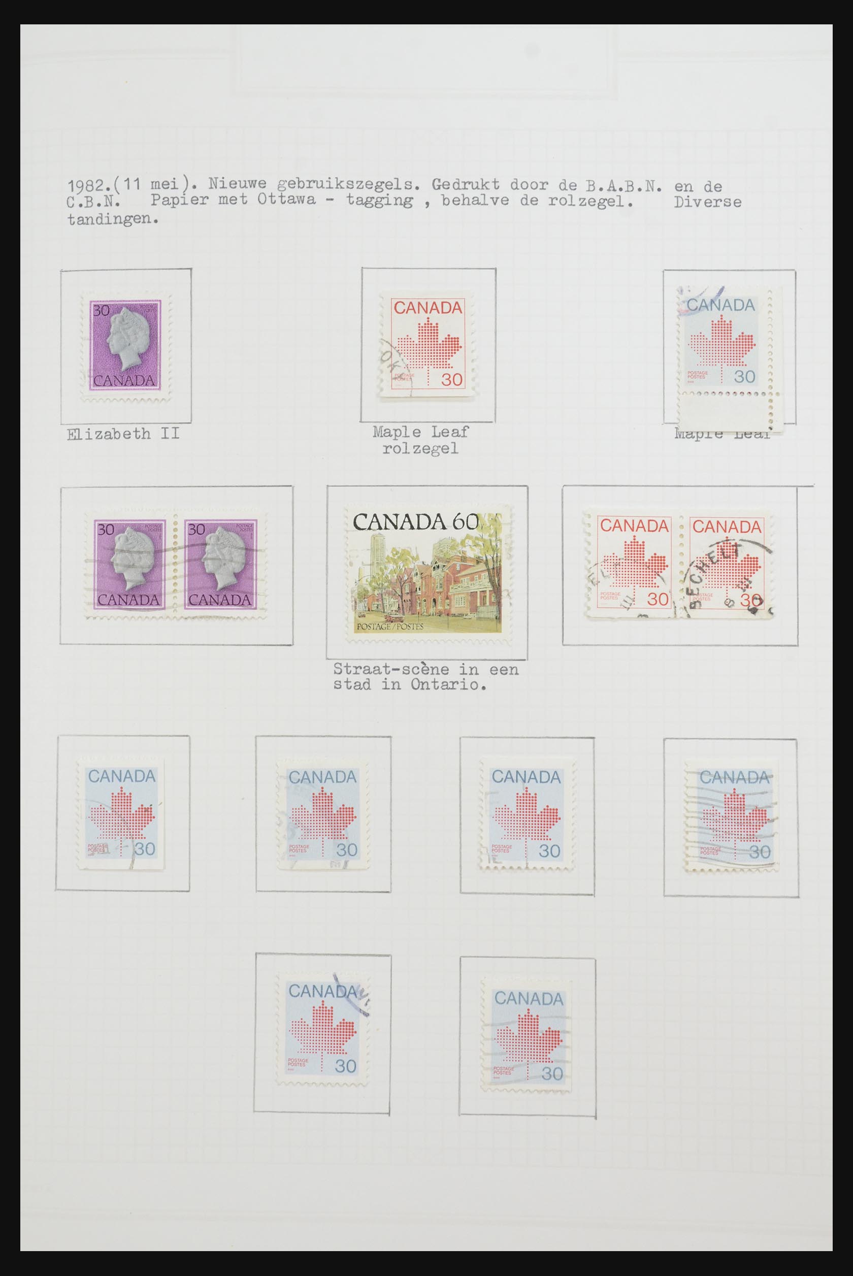32134 456 - 32134 Canada 1858-1989.