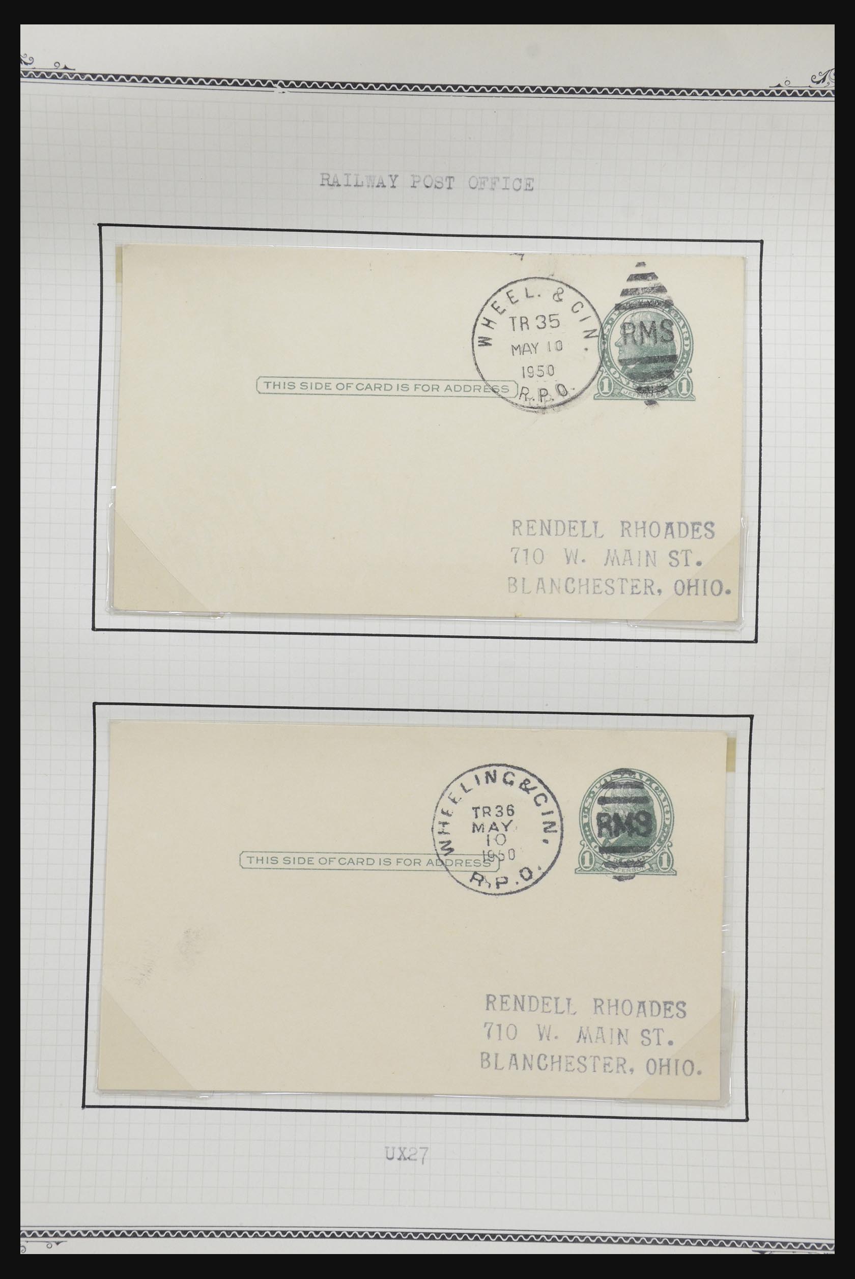 32209 538 - 32209 USA briefkaarten 1873-1950.