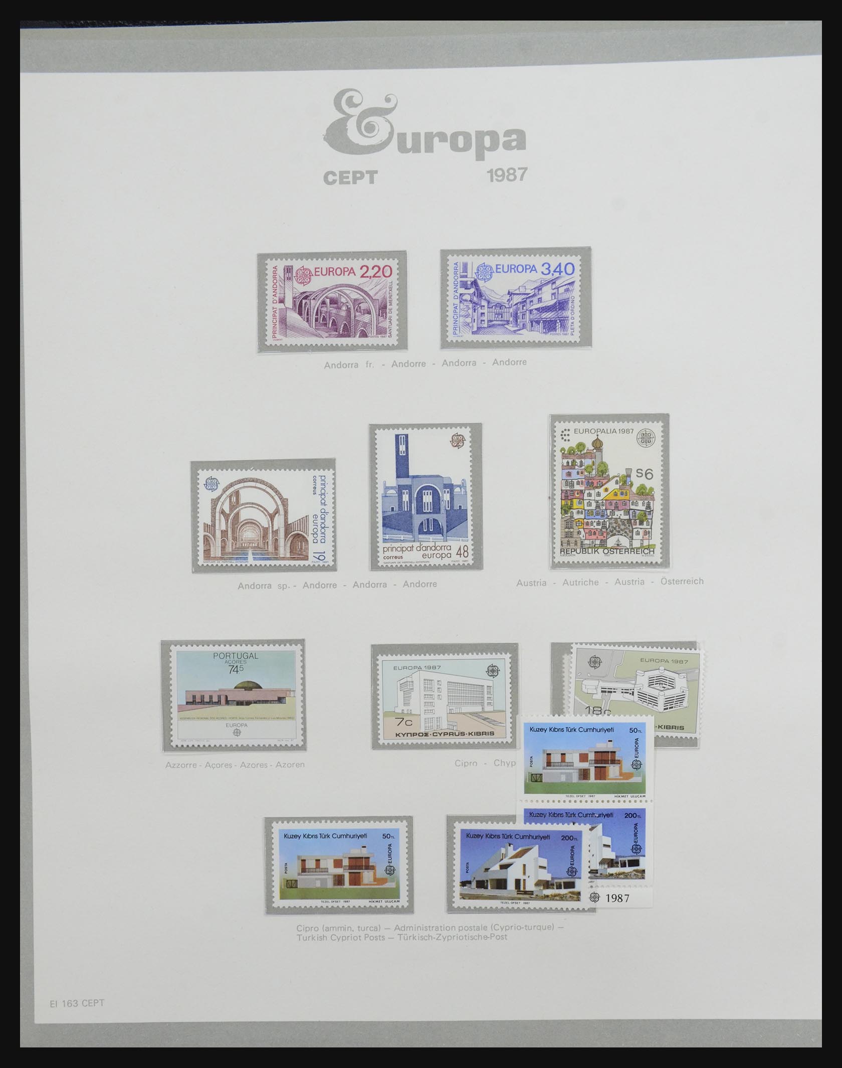 32289 0157 - 32289 Europa CEPT 1956-2001.