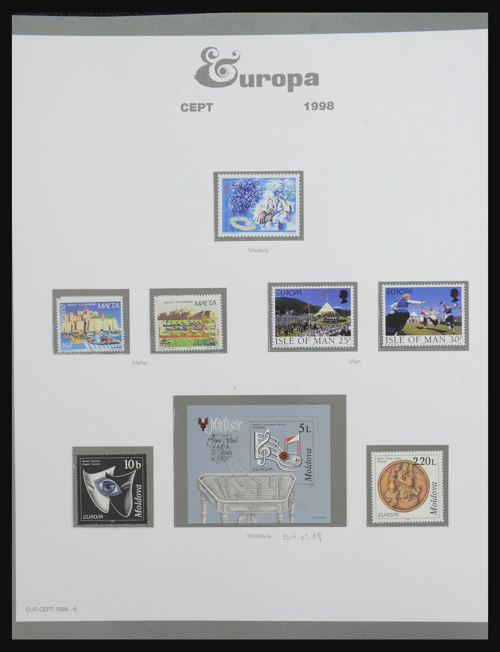 32289 0275 - 32289 Europa CEPT 1956-2001.