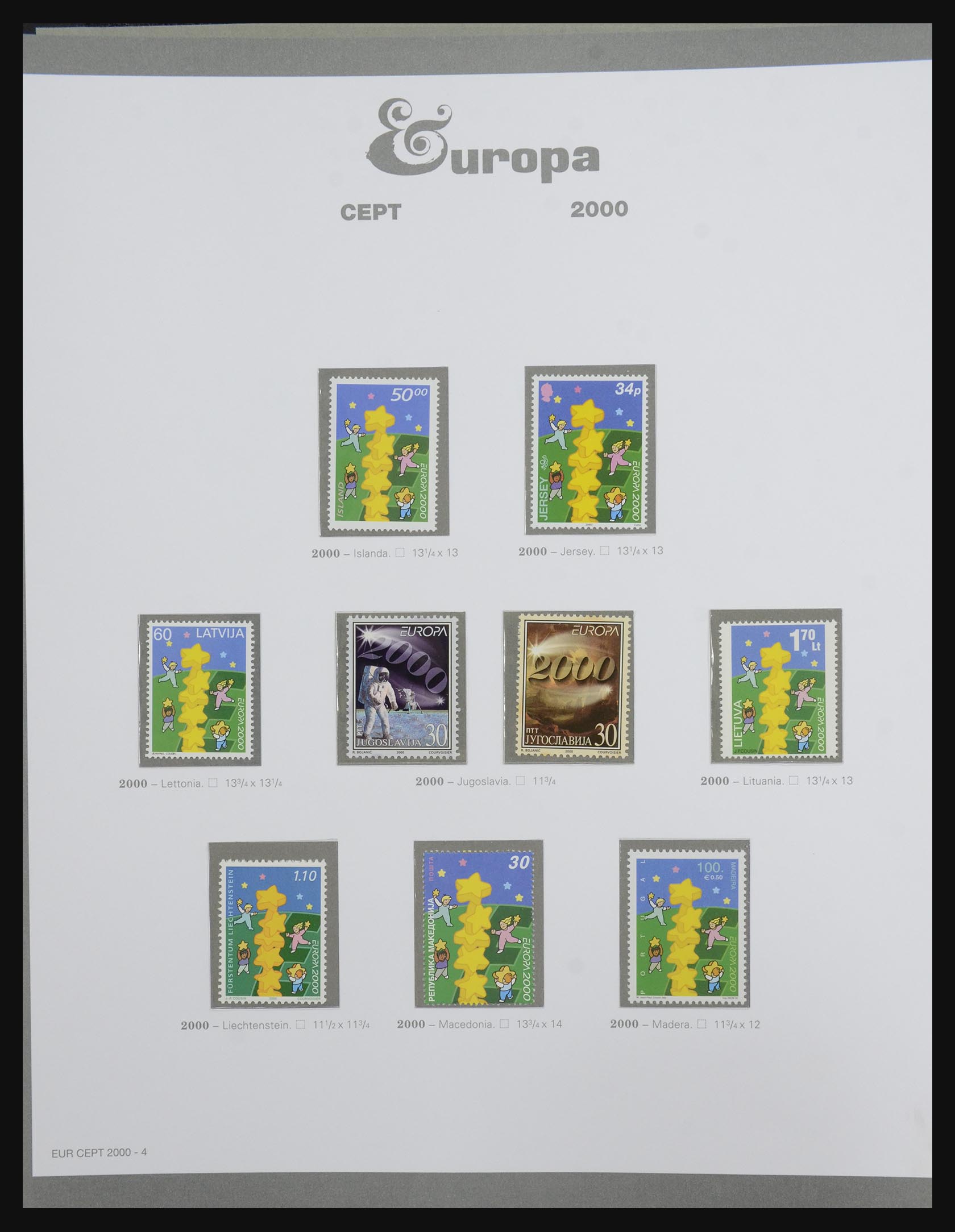 32289 0293 - 32289 Europa CEPT 1956-2001.