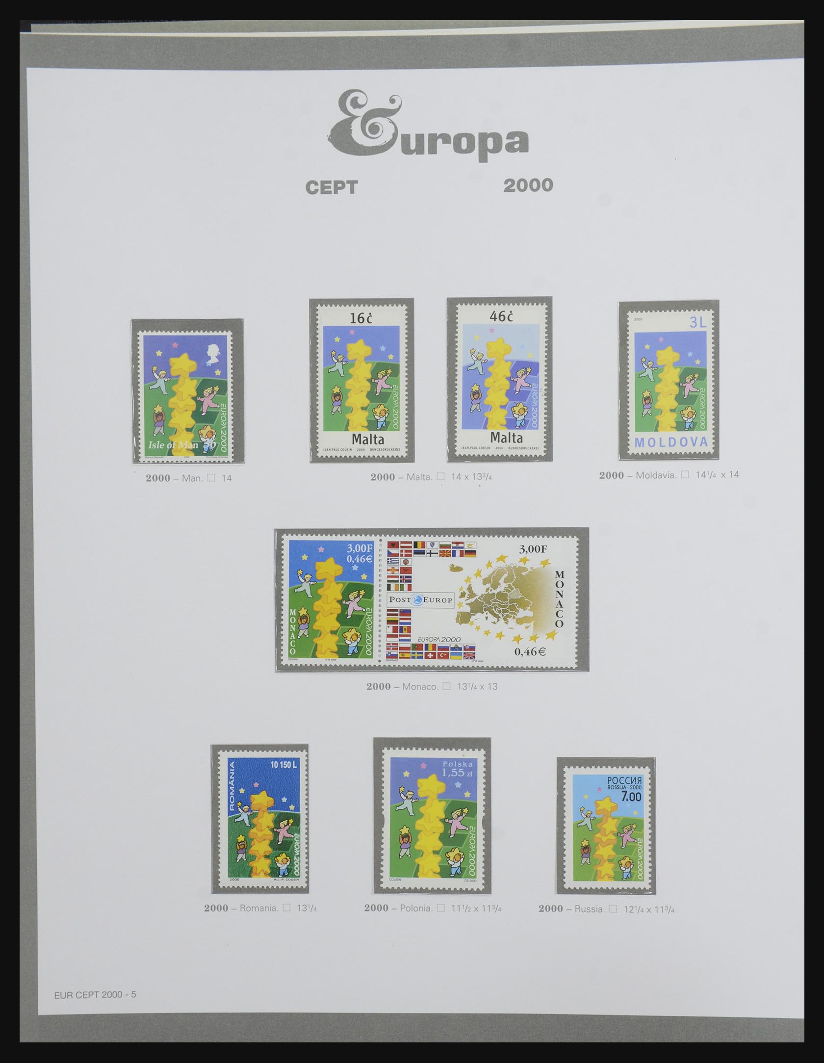 32289 0297 - 32289 Europa CEPT 1956-2001.
