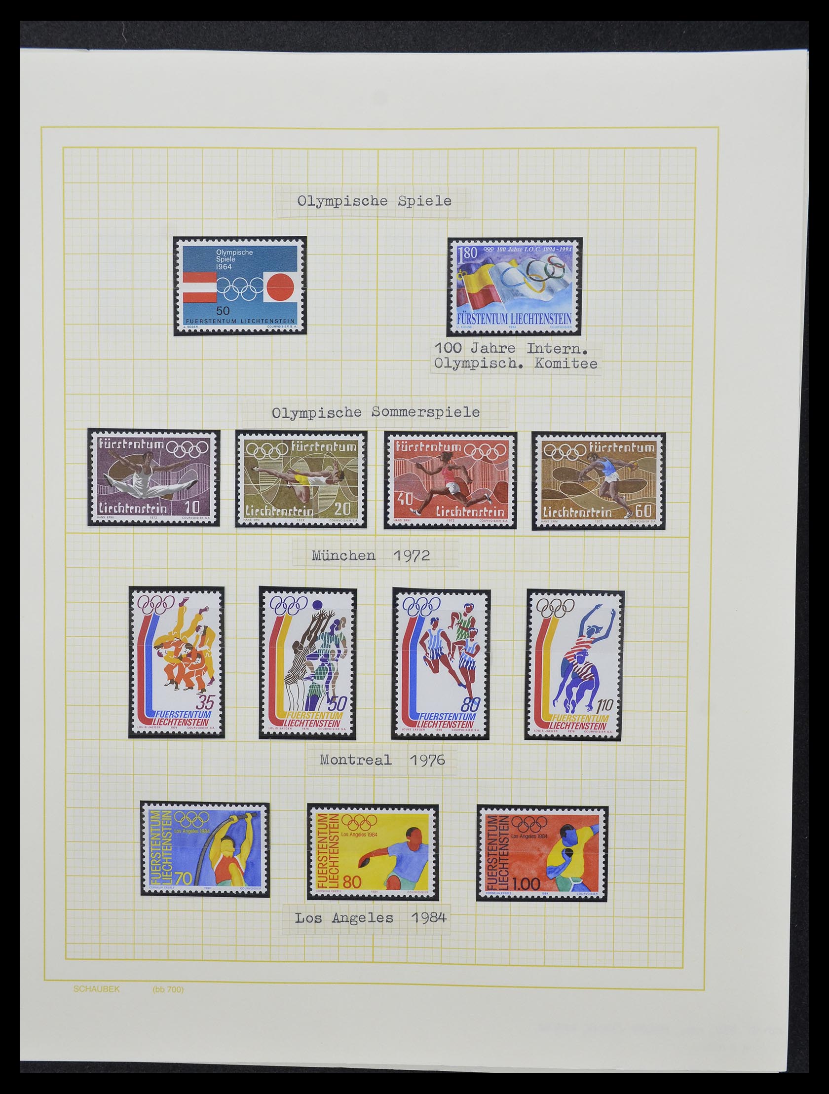 33138 088 - Postzegelverzameling 33138 Liechtenstein 1912-2002.