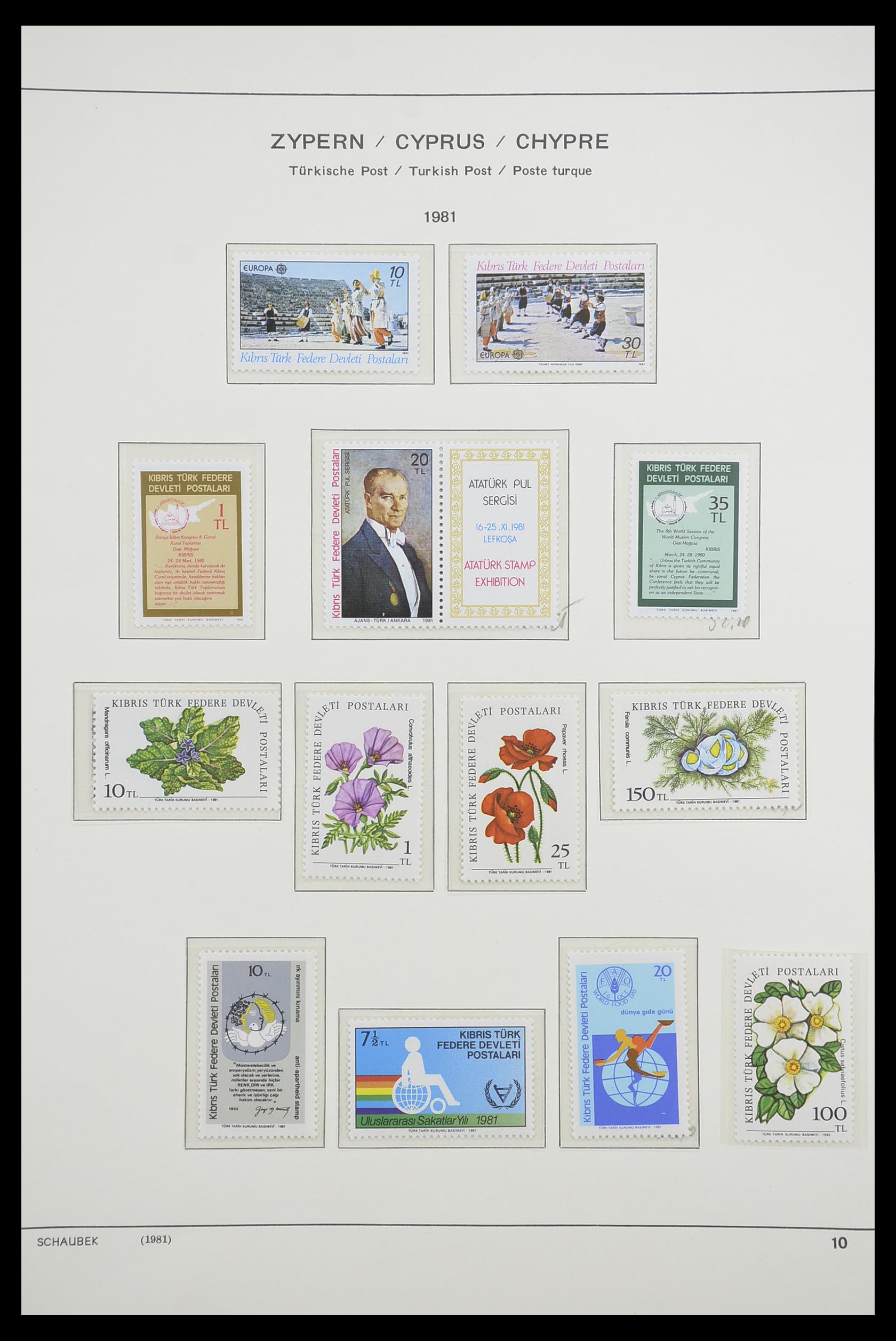 33204 093 - Postzegelverzameling 33204 Cyprus 1960-1992.