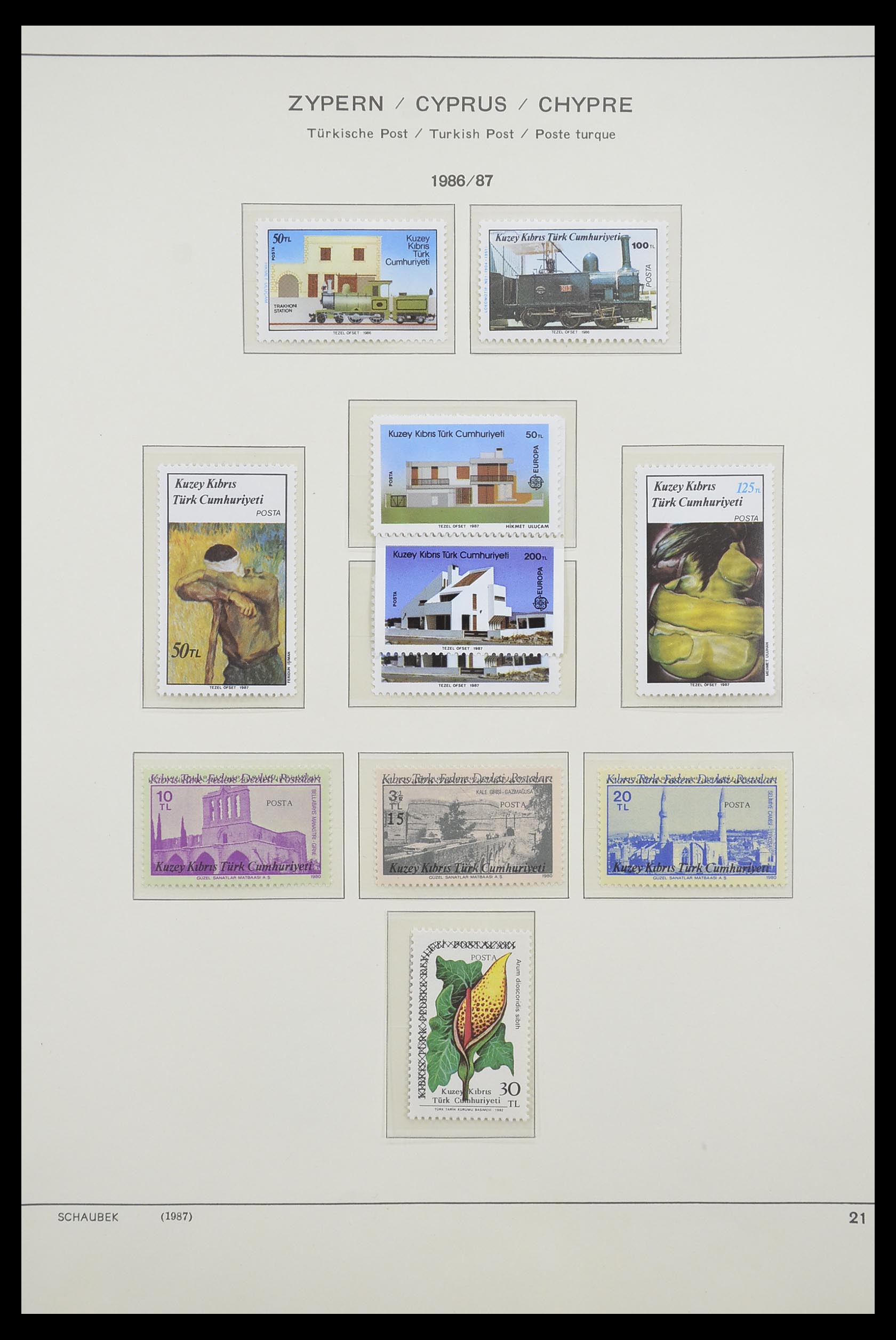 33204 108 - Postzegelverzameling 33204 Cyprus 1960-1992.