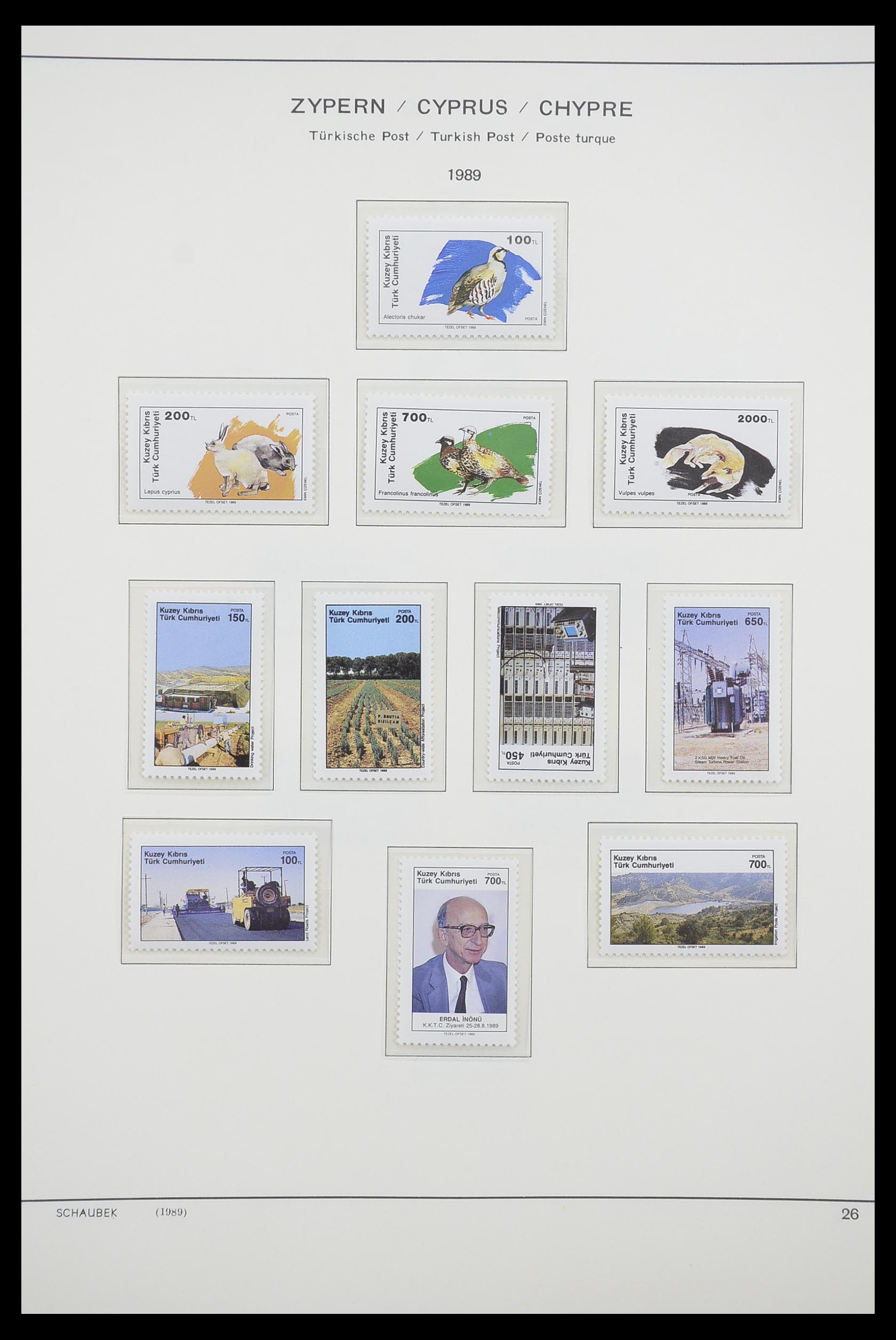 33204 113 - Postzegelverzameling 33204 Cyprus 1960-1992.