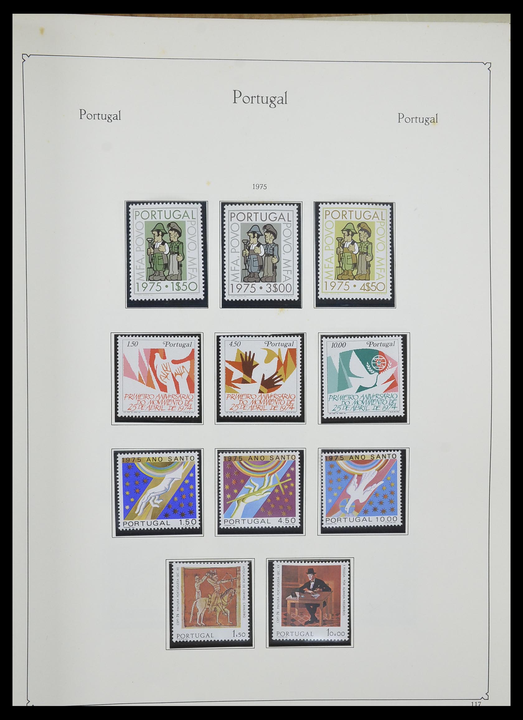 33205 122 - Postzegelverzameling 33205 Portugal 1853-1982.