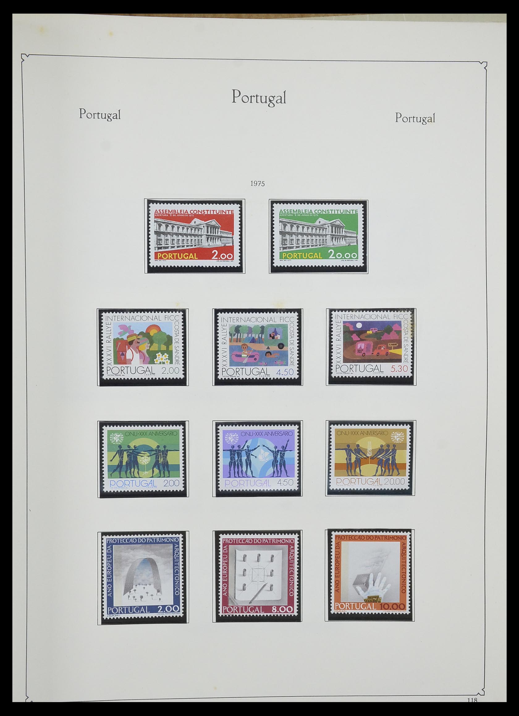 33205 123 - Postzegelverzameling 33205 Portugal 1853-1982.