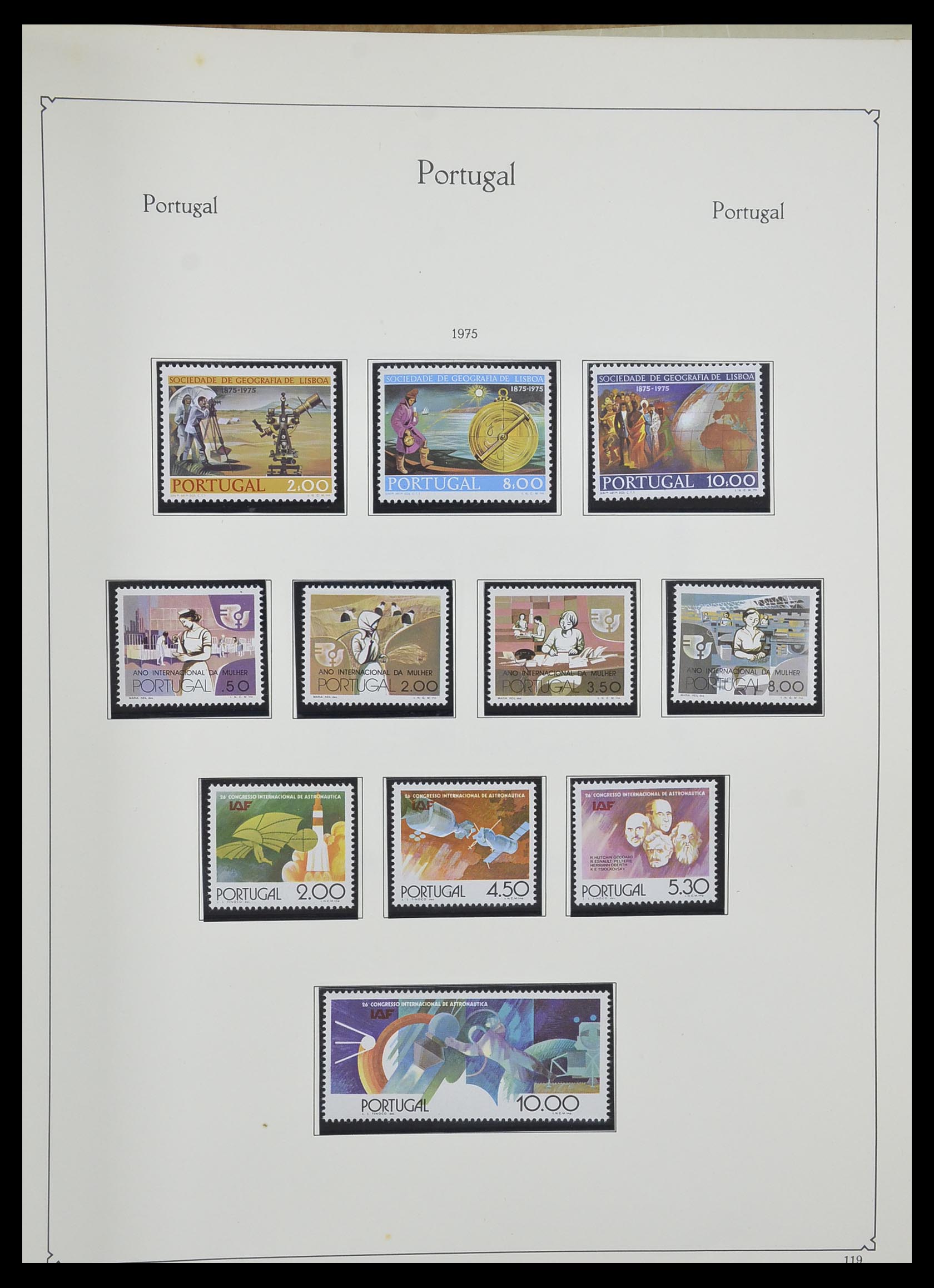 33205 124 - Postzegelverzameling 33205 Portugal 1853-1982.