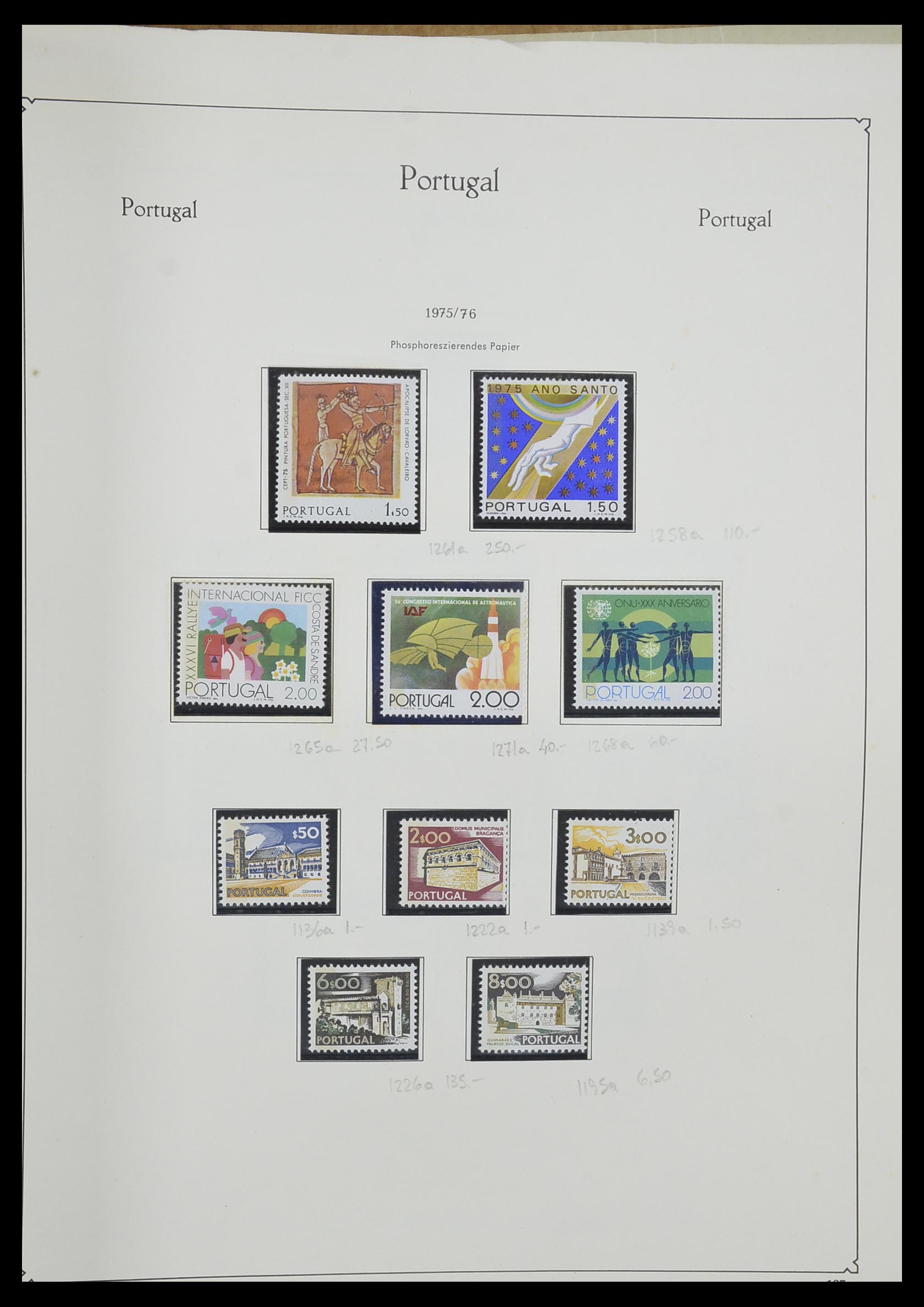 33205 132 - Postzegelverzameling 33205 Portugal 1853-1982.