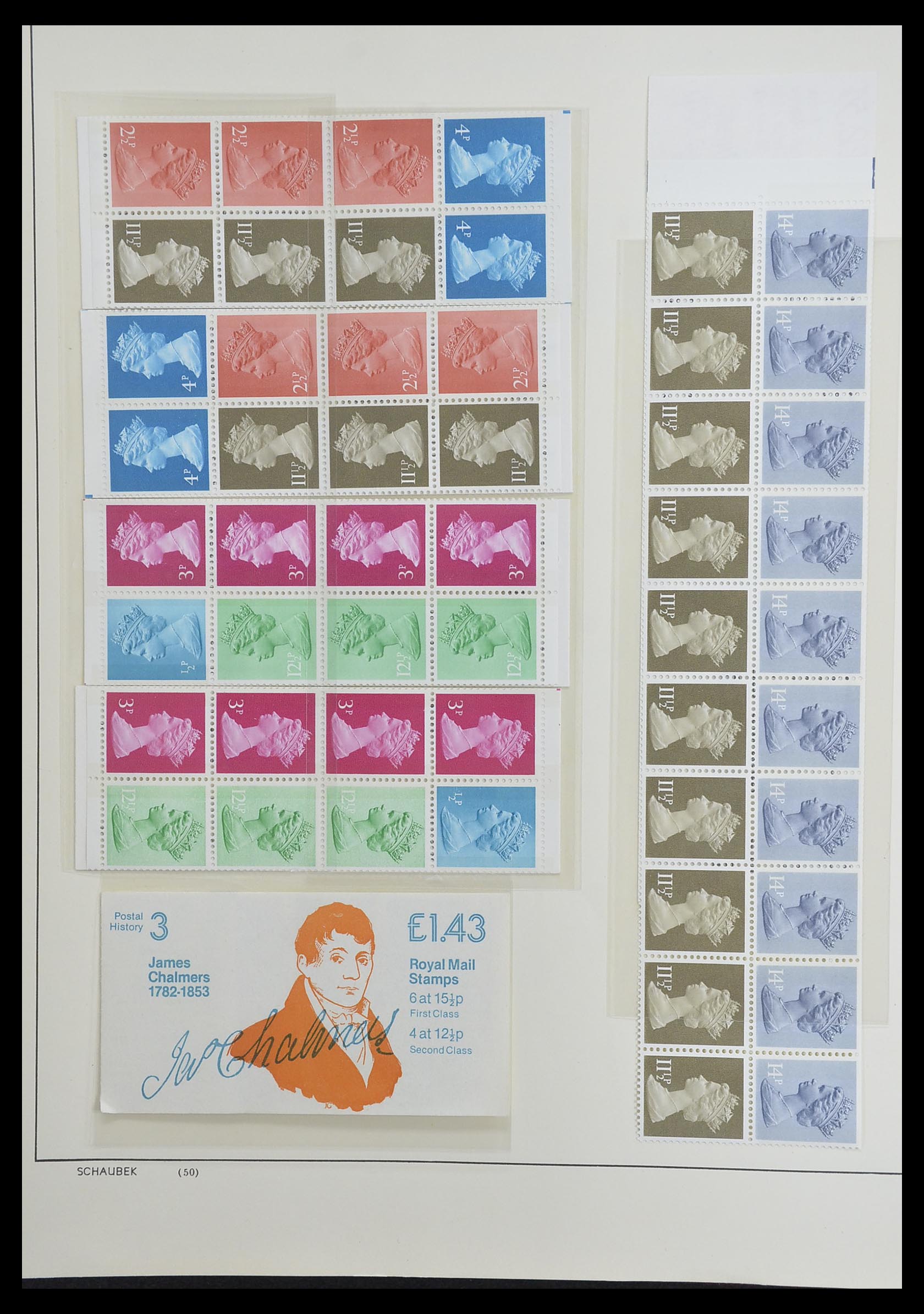 33250 135 - Postzegelverzameling 33250 Engeland 1841-1995.