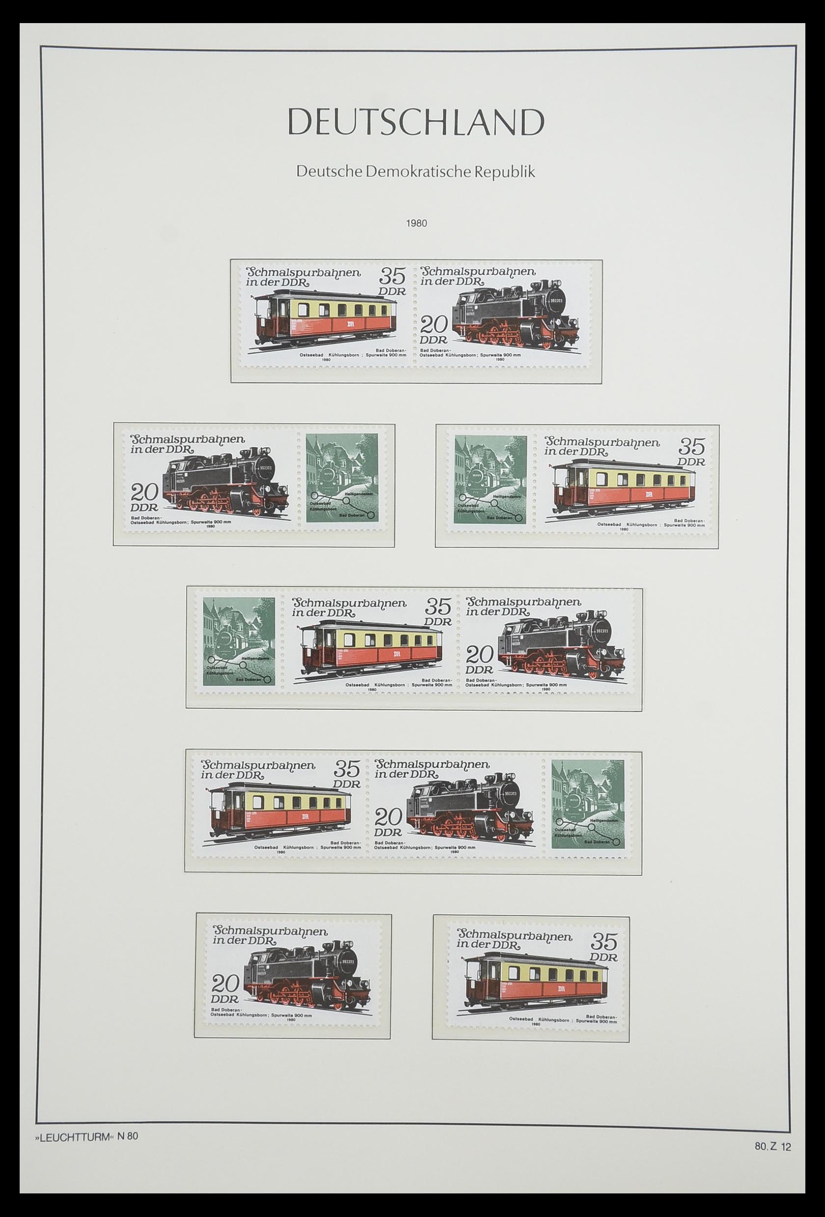 33271 102 - Postzegelverzameling 33271 DDR combinaties 1955-1990.
