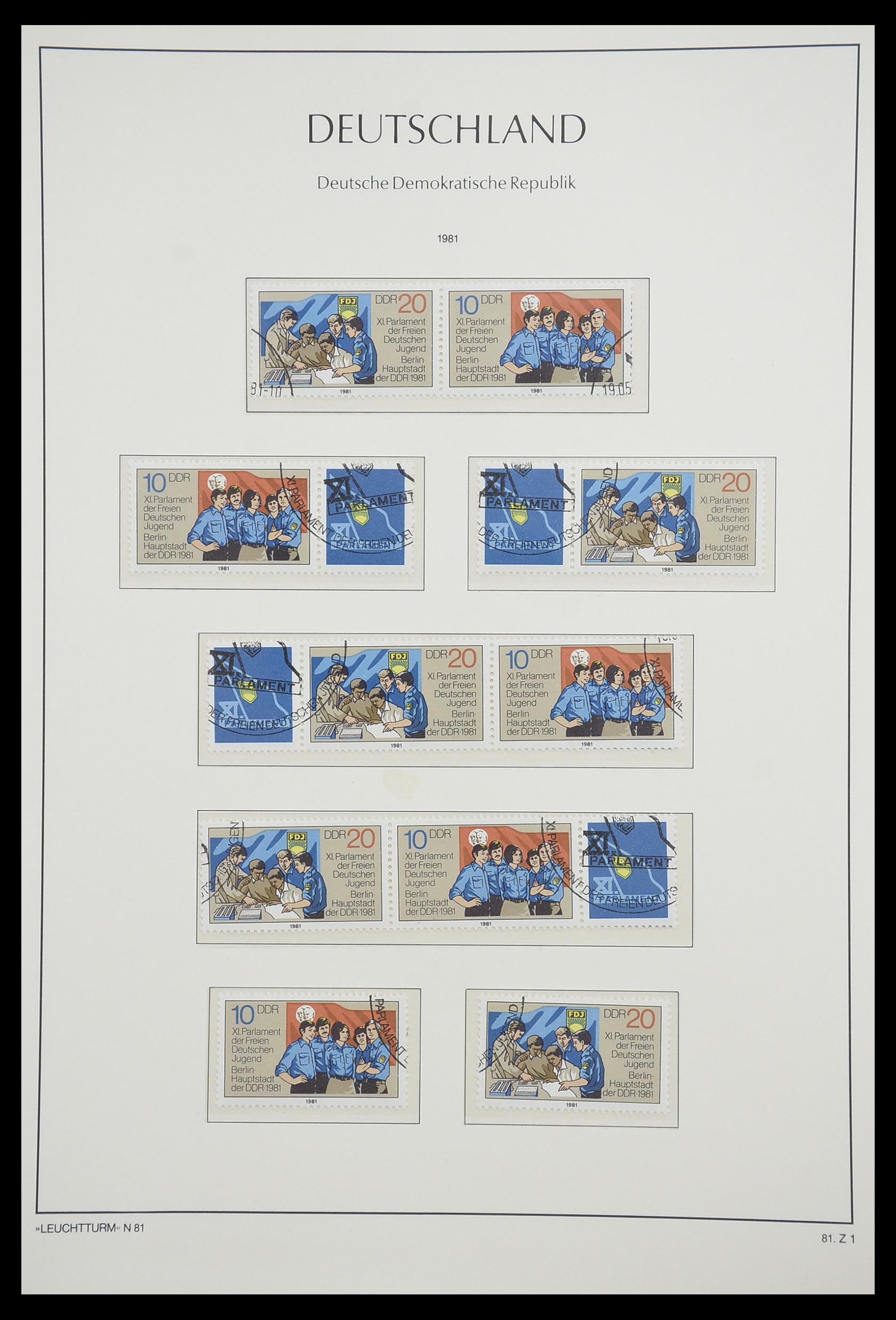 33271 103 - Postzegelverzameling 33271 DDR combinaties 1955-1990.