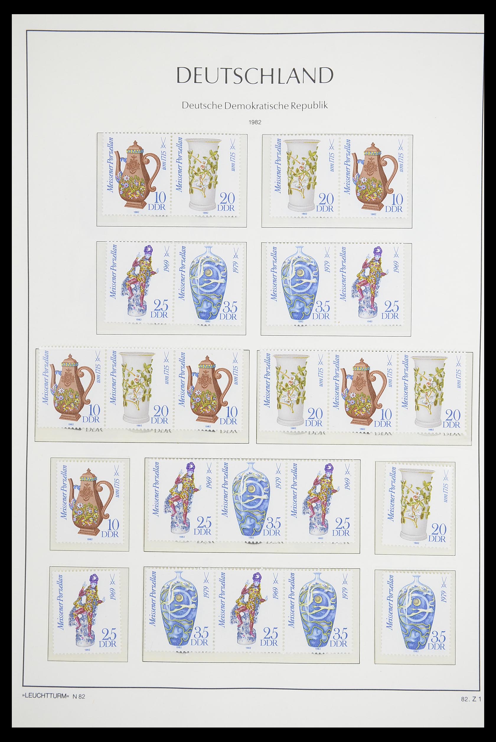 33271 107 - Postzegelverzameling 33271 DDR combinaties 1955-1990.