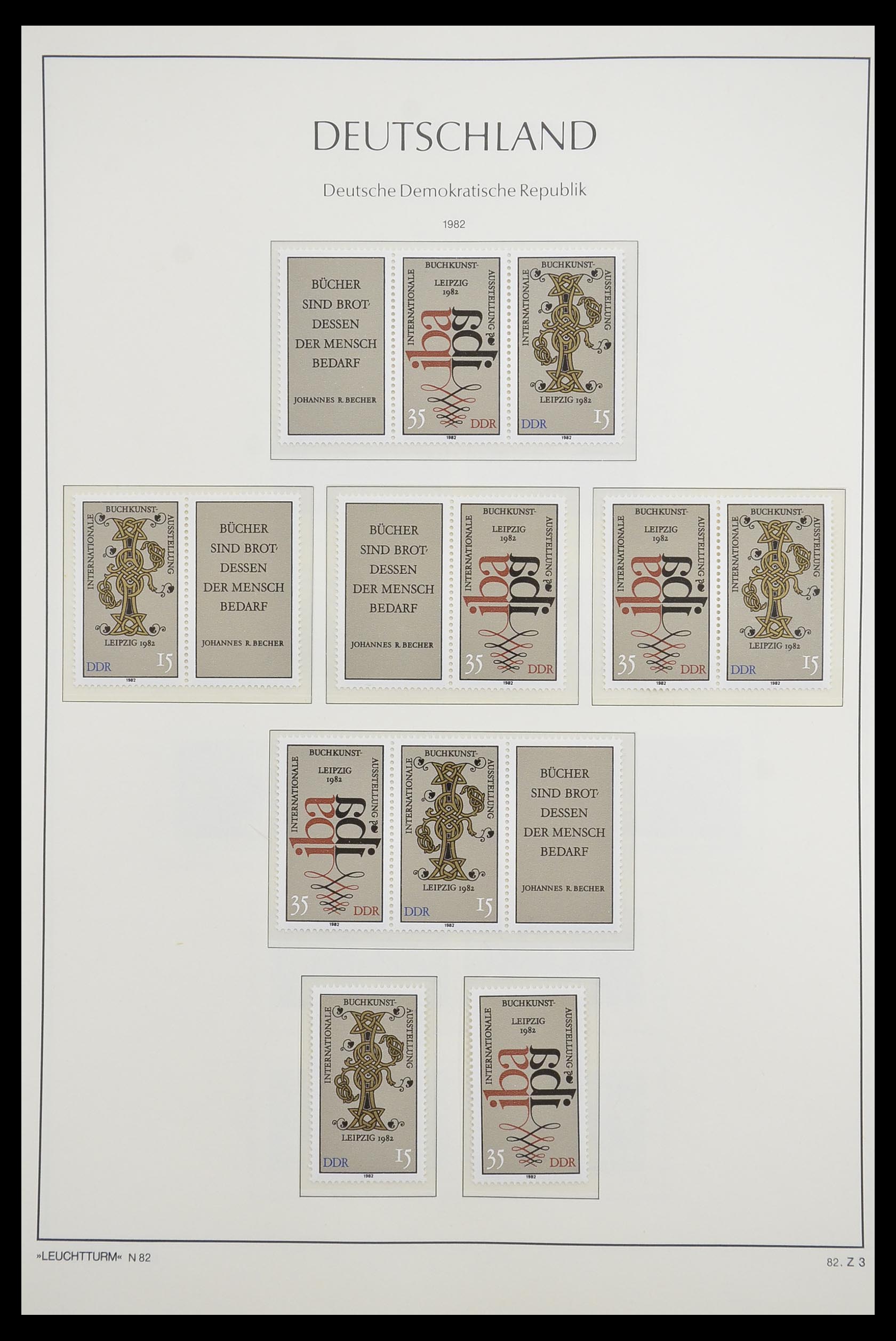 33271 109 - Postzegelverzameling 33271 DDR combinaties 1955-1990.