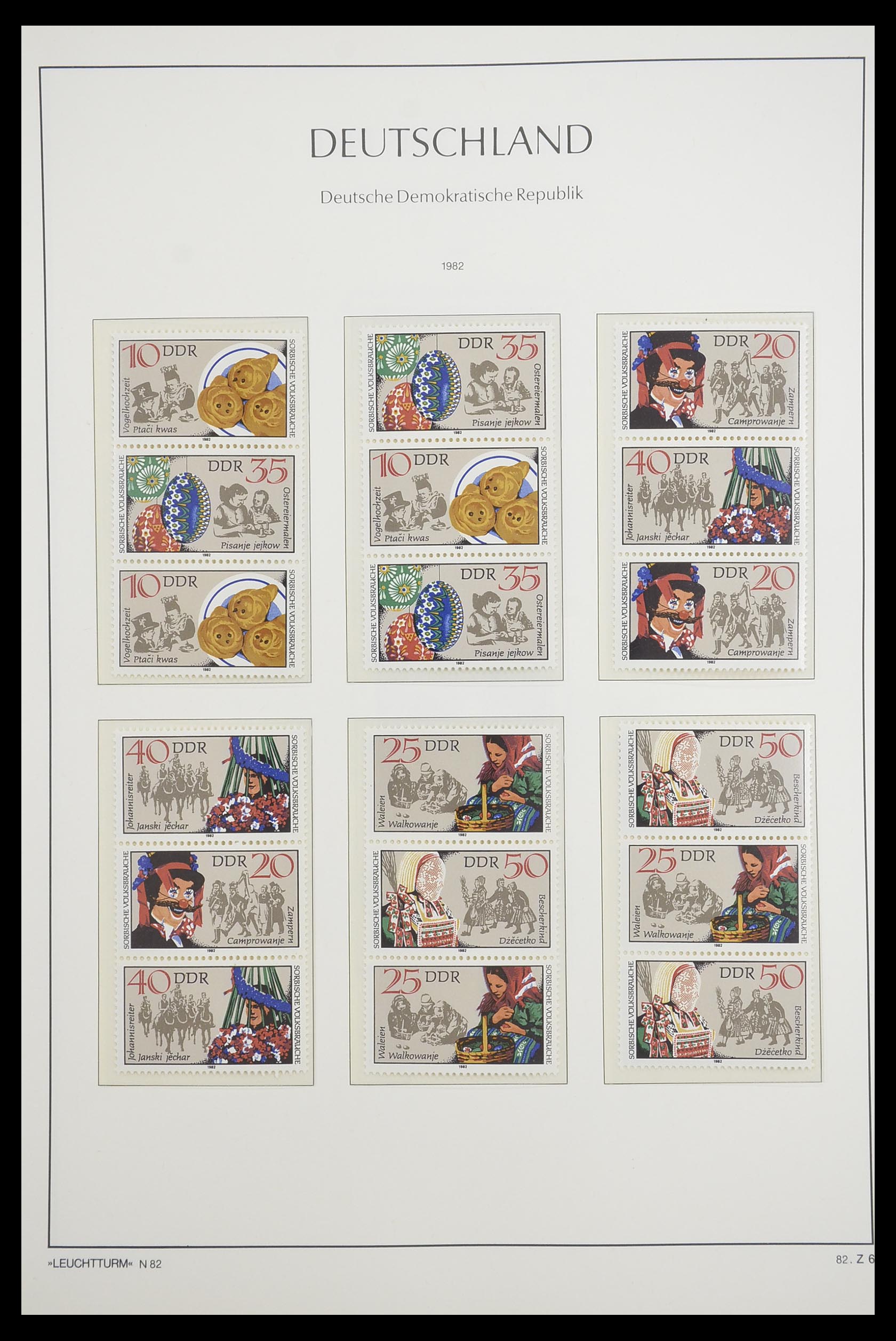 33271 112 - Postzegelverzameling 33271 DDR combinaties 1955-1990.