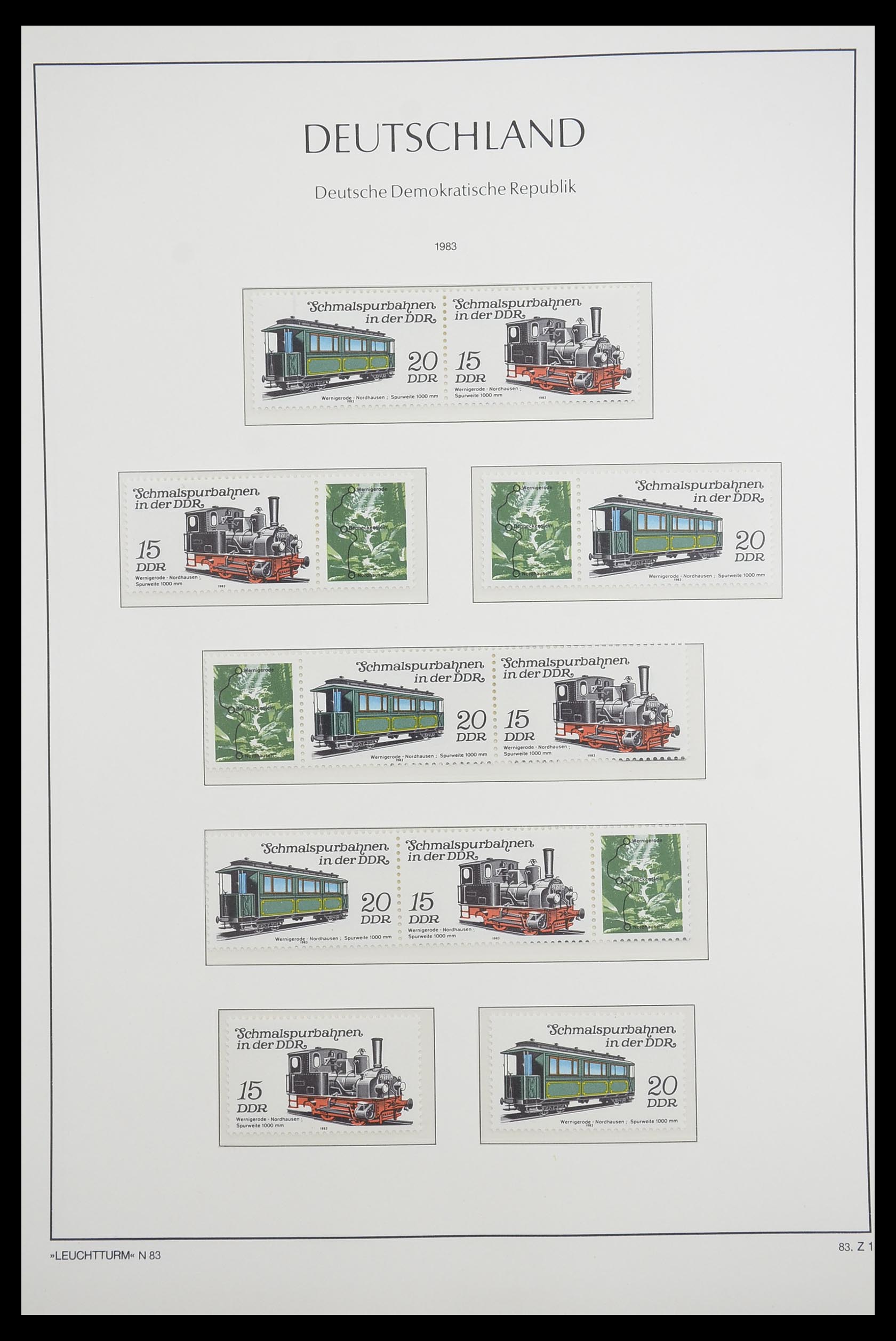 33271 116 - Postzegelverzameling 33271 DDR combinaties 1955-1990.