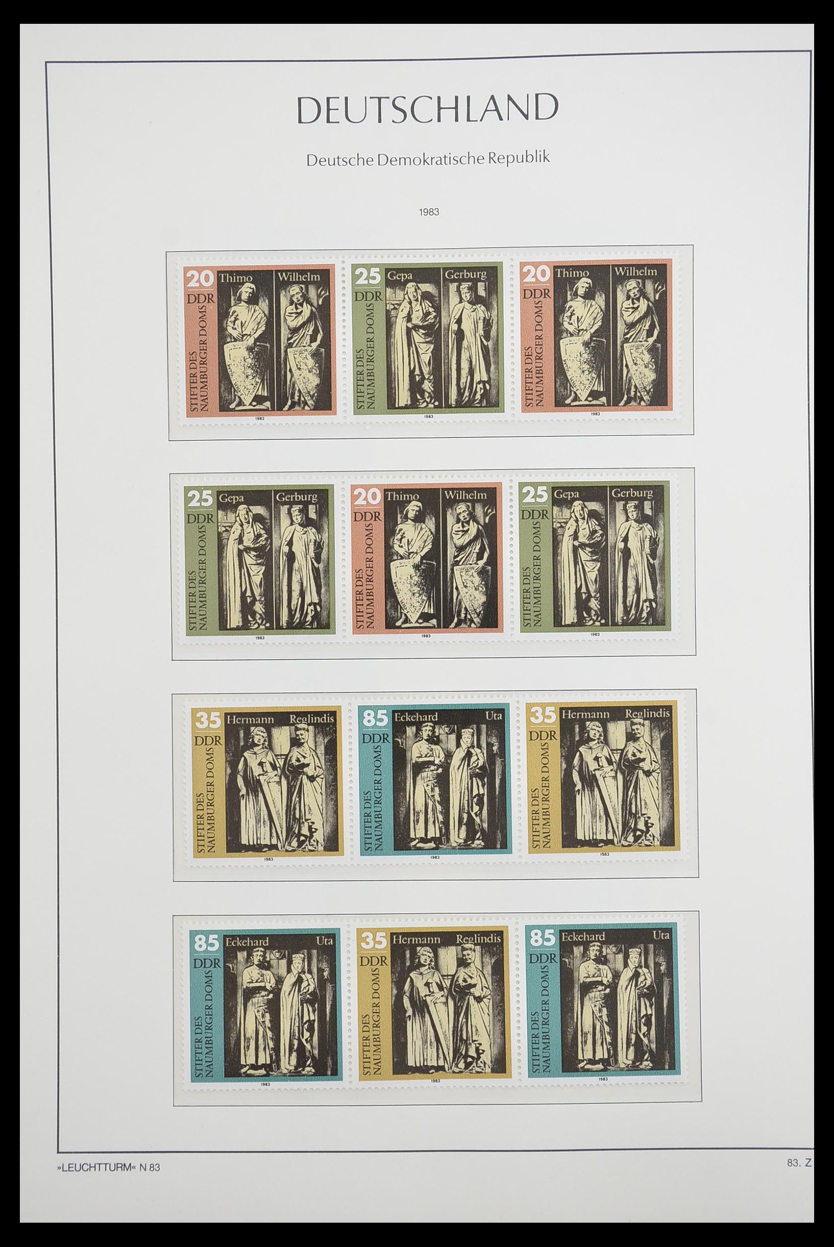 33271 119 - Postzegelverzameling 33271 DDR combinaties 1955-1990.