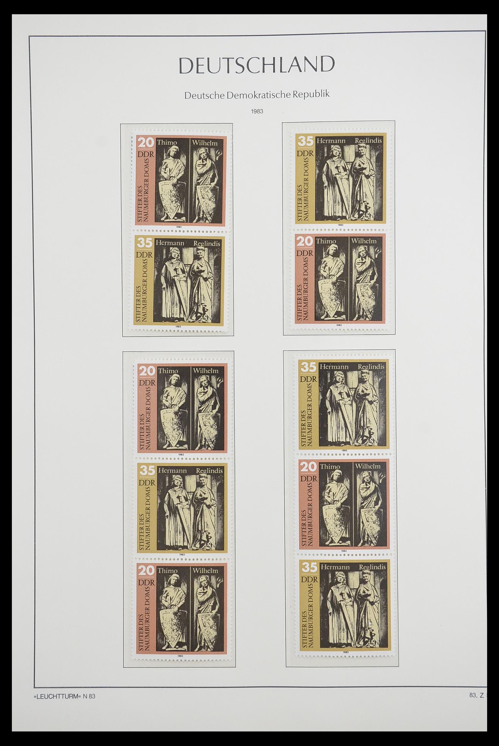 33271 120 - Postzegelverzameling 33271 DDR combinaties 1955-1990.