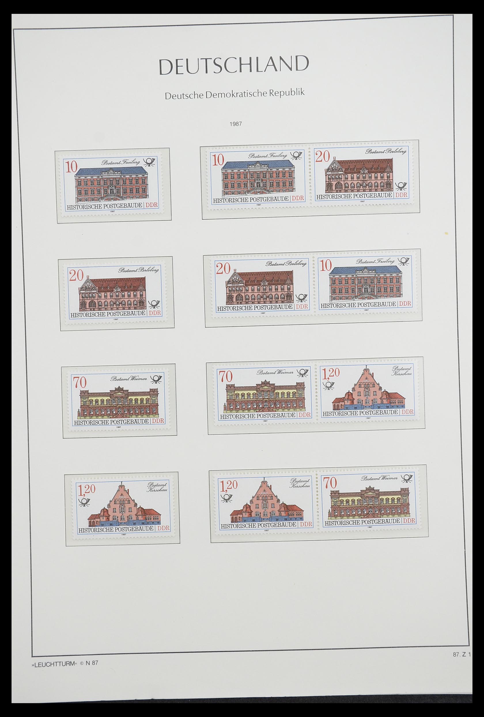 33271 152 - Postzegelverzameling 33271 DDR combinaties 1955-1990.